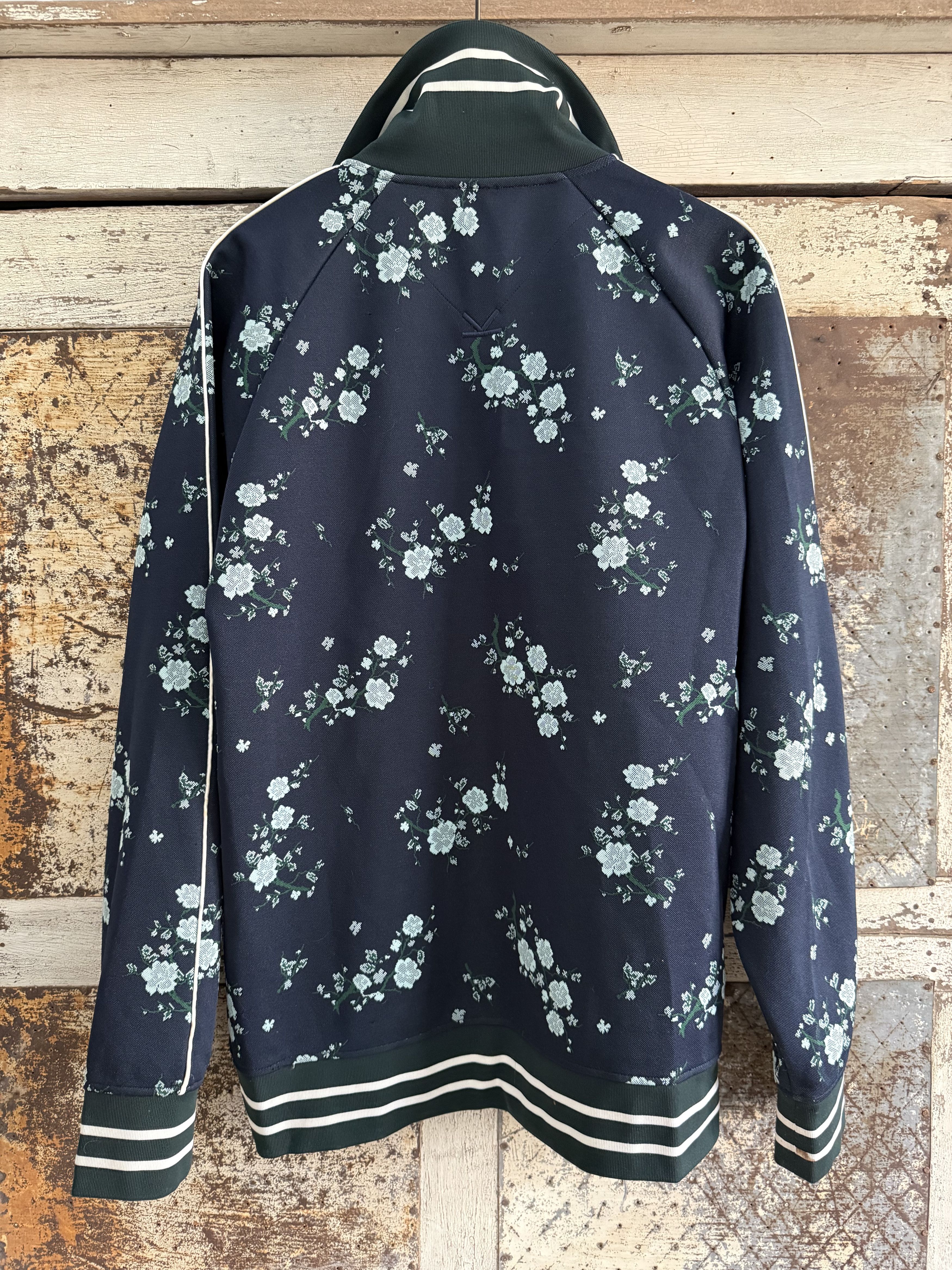 Kenzo Kenzo Cheongsam Flower Track Jacket In Navy Size US M / EU 48-50 / 2 - 4 Thumbnail