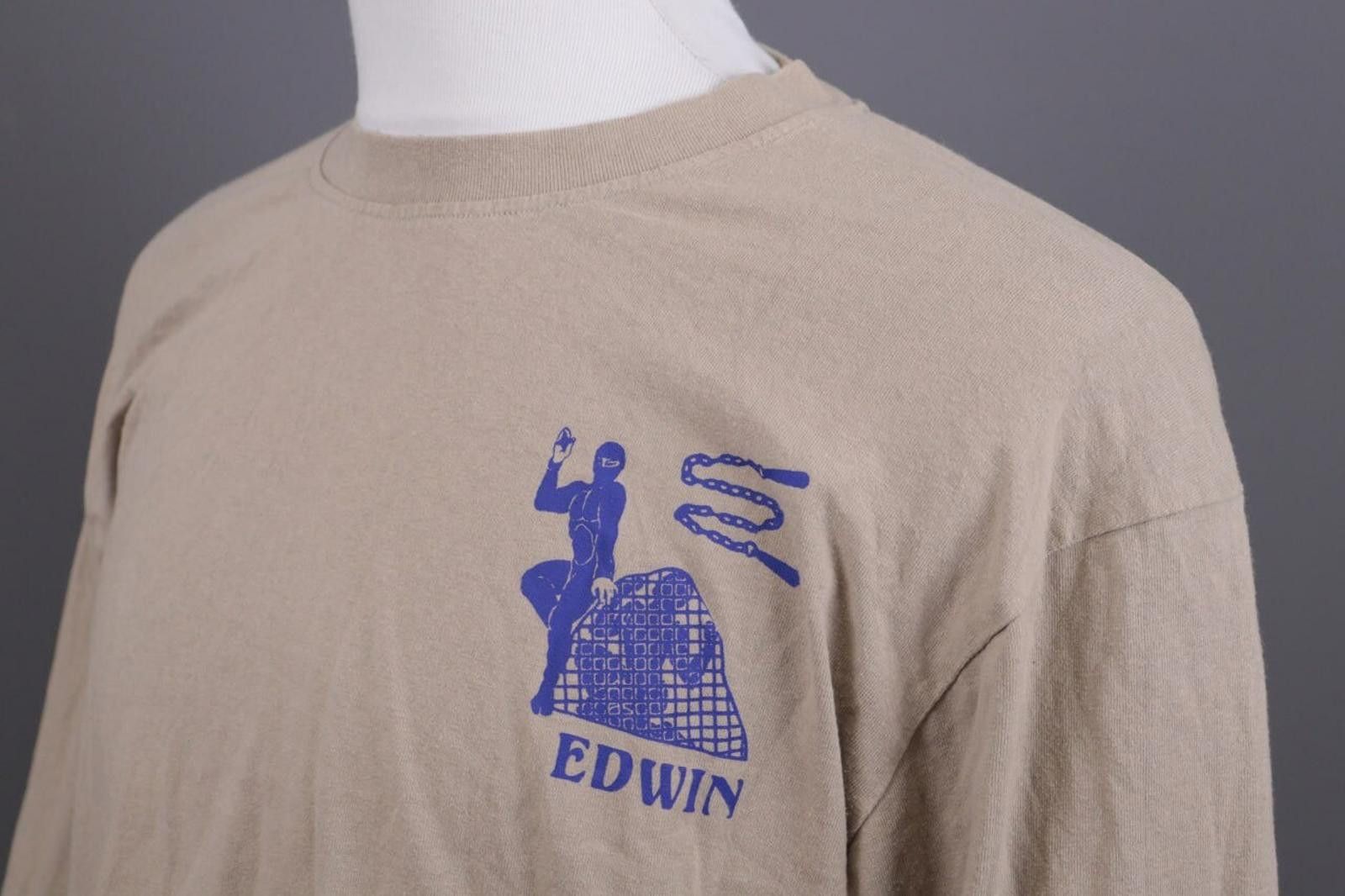 Edwin Edwin Brown Crew Neck Ninja Sweatshirt Sweater Size L Size US L / EU 52-54 / 3 - 8 Thumbnail