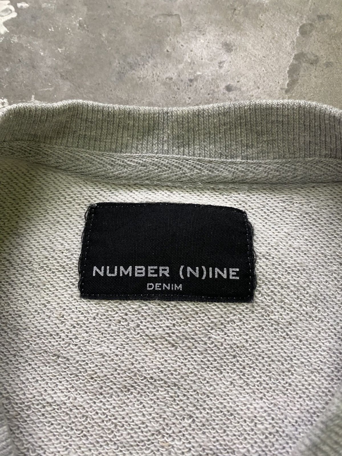 Number (N)ine Number NINE Denim Pocket Pullover Sweatshirt Size US M / EU 48-50 / 2 - 9 Thumbnail