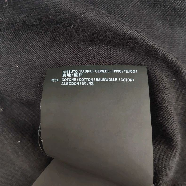 Balenciaga Balenciaga Black monogrammed embroidered cotton crew neck Size US M / EU 48-50 / 2 - 7 Thumbnail