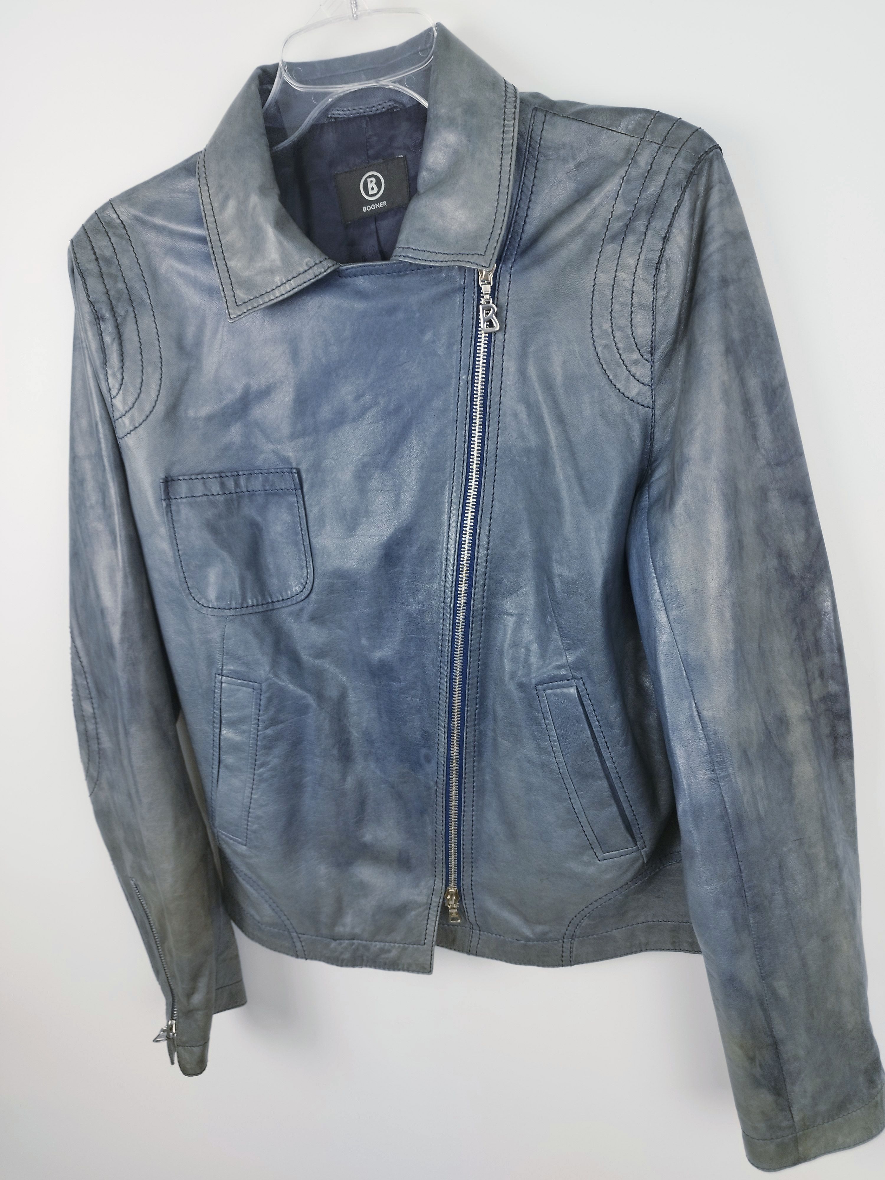 Bogner Bogner Leather Jacket Lambskin Size L / US 10 / IT 46 - 3 Thumbnail