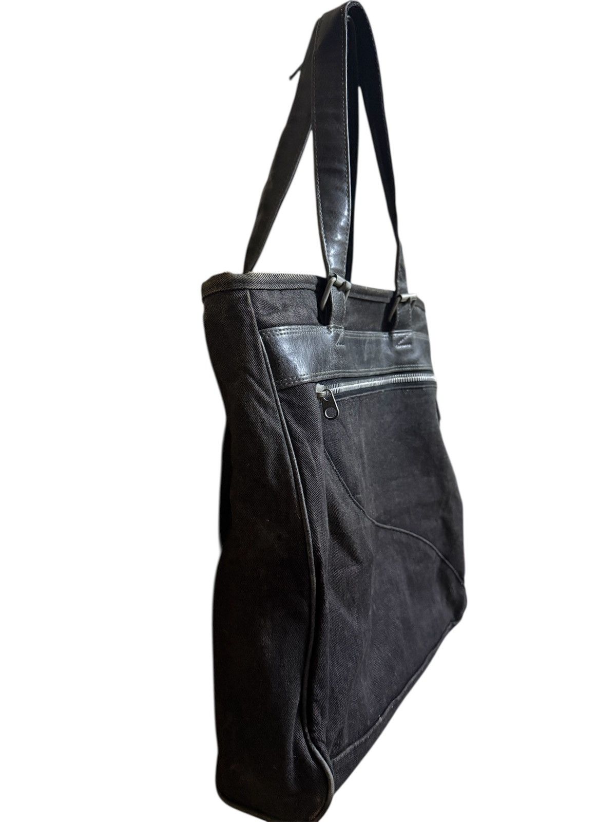 Vintage Vintage Handmade Denim Tote Bag Size ONE SIZE - 4 Thumbnail