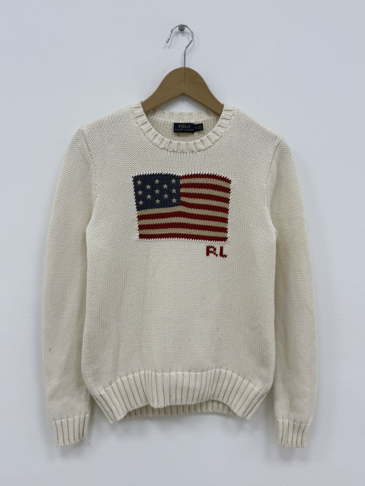 Polo Ralph Lauren Polo Ralph Lauren American Flag Knit Sweater Size M / US 6-8 / IT 42-44 - 2 Thumbnail