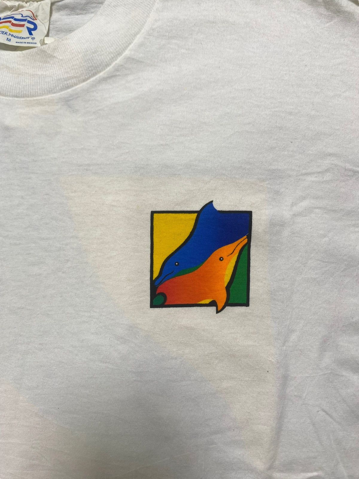 Other 90s PEER PETER MUSSFELDT ART TEE DOLPHINE GRAPHICH Size US M / EU 48-50 / 2 - 9 Thumbnail