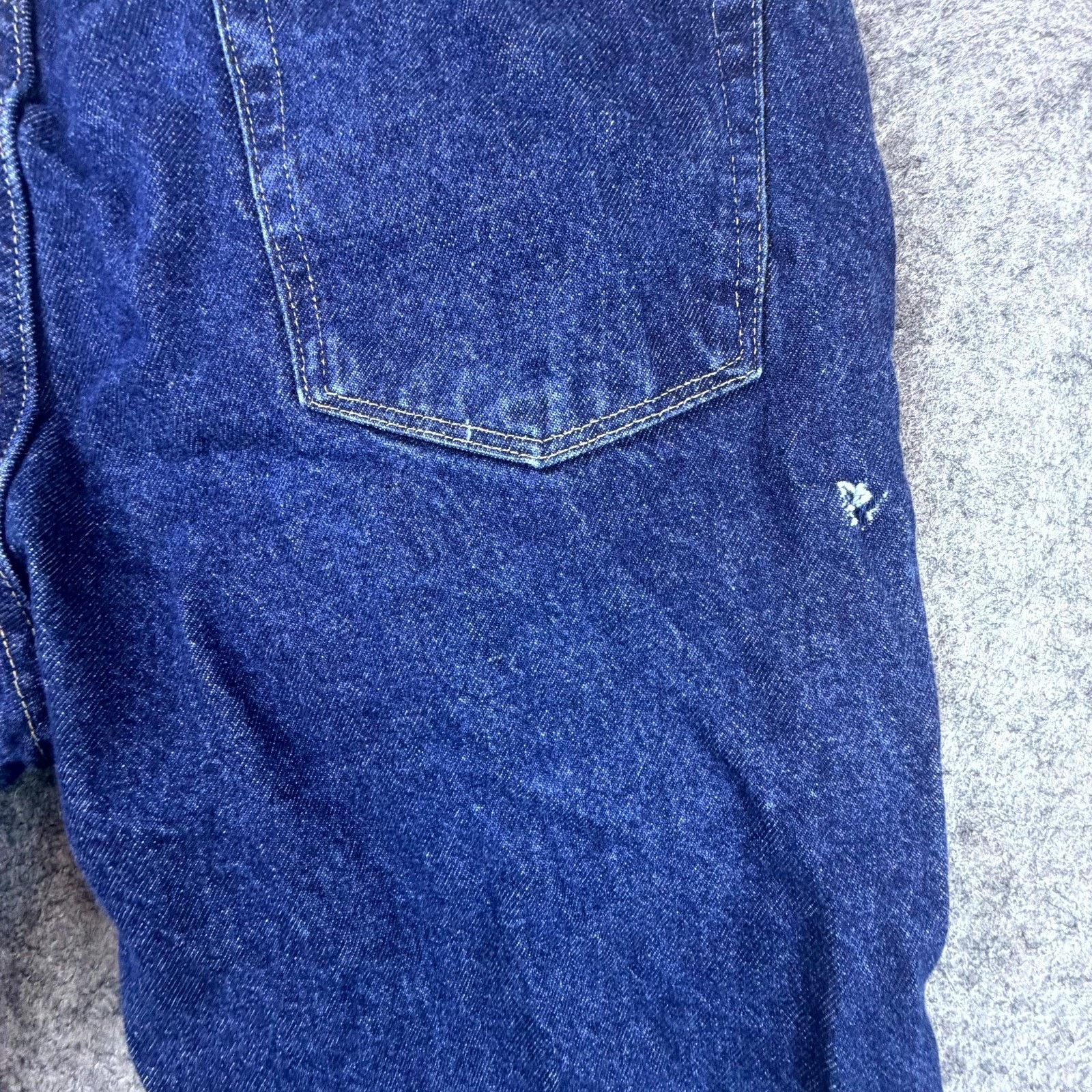 Wrangler Wrangler Jeans Mens 38 Blue Denim Wash Straight Leg Workwear Size US 38 / EU 54 - 7 Thumbnail
