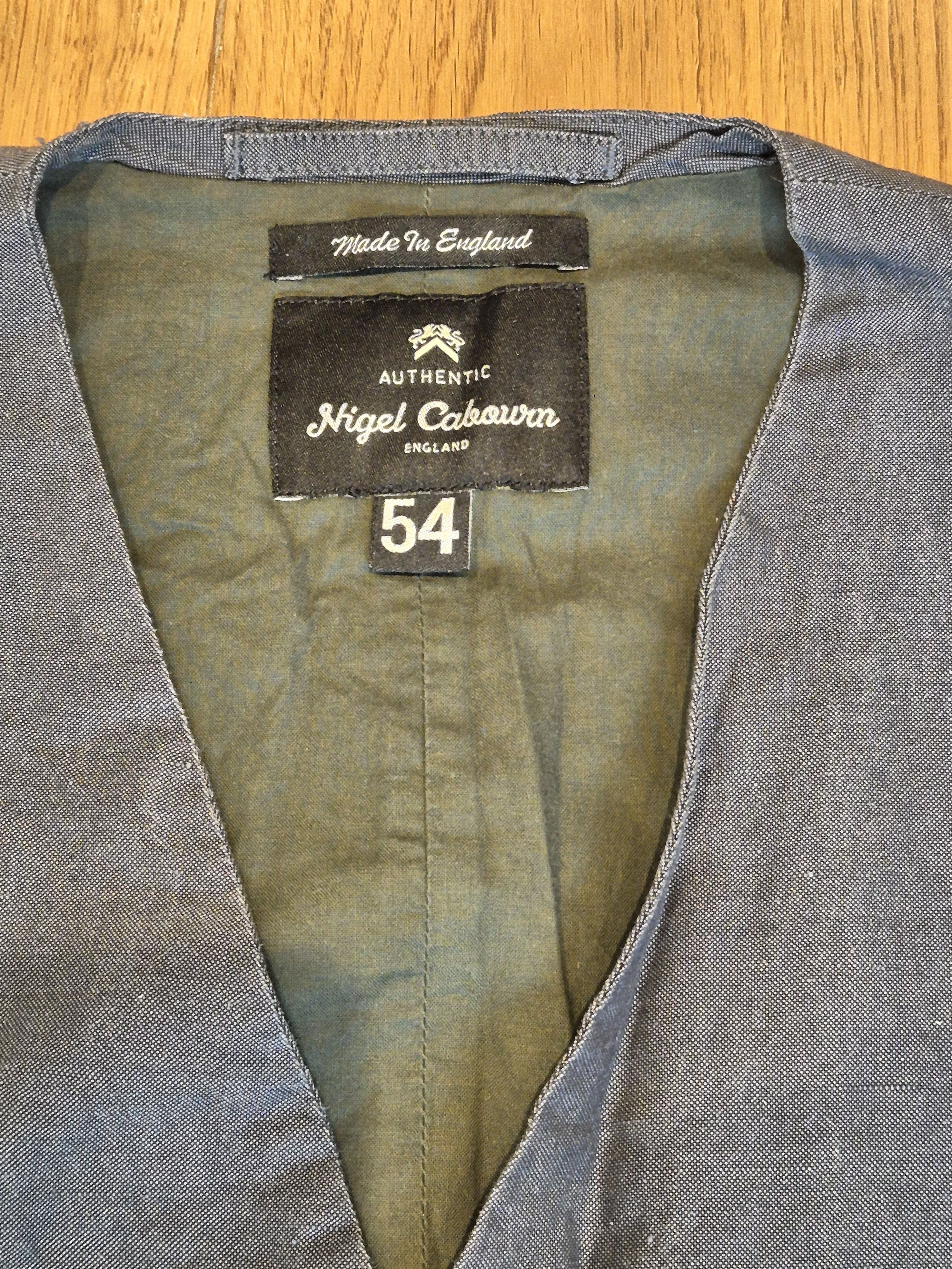 Nigel Cabourn Nigel Cabourn Linen Vest Size 54R - 3 Thumbnail