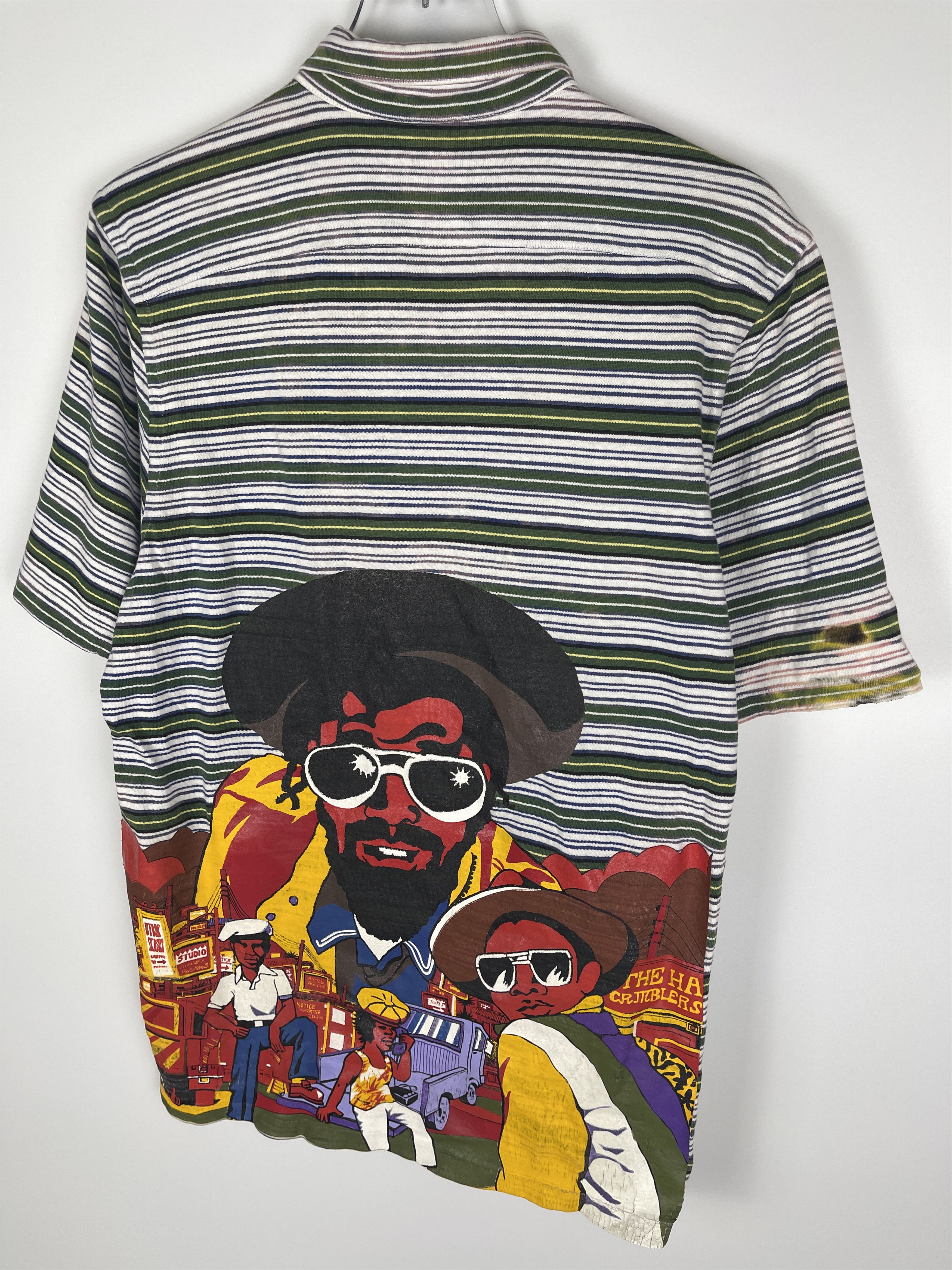 Junya Watanabe Junya Watanabe 2003 Rasta Man Button up Size US M / EU 48-50 / 2 - 3 Thumbnail