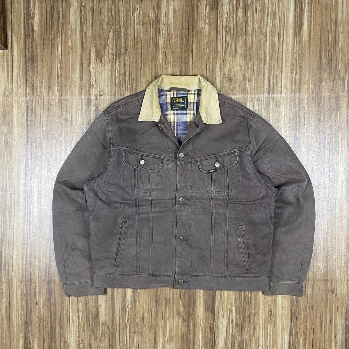 Lee × Vintage Lee sanforized denim jacket Size US L / EU 52-54 / 3 - 1 Thumbnail