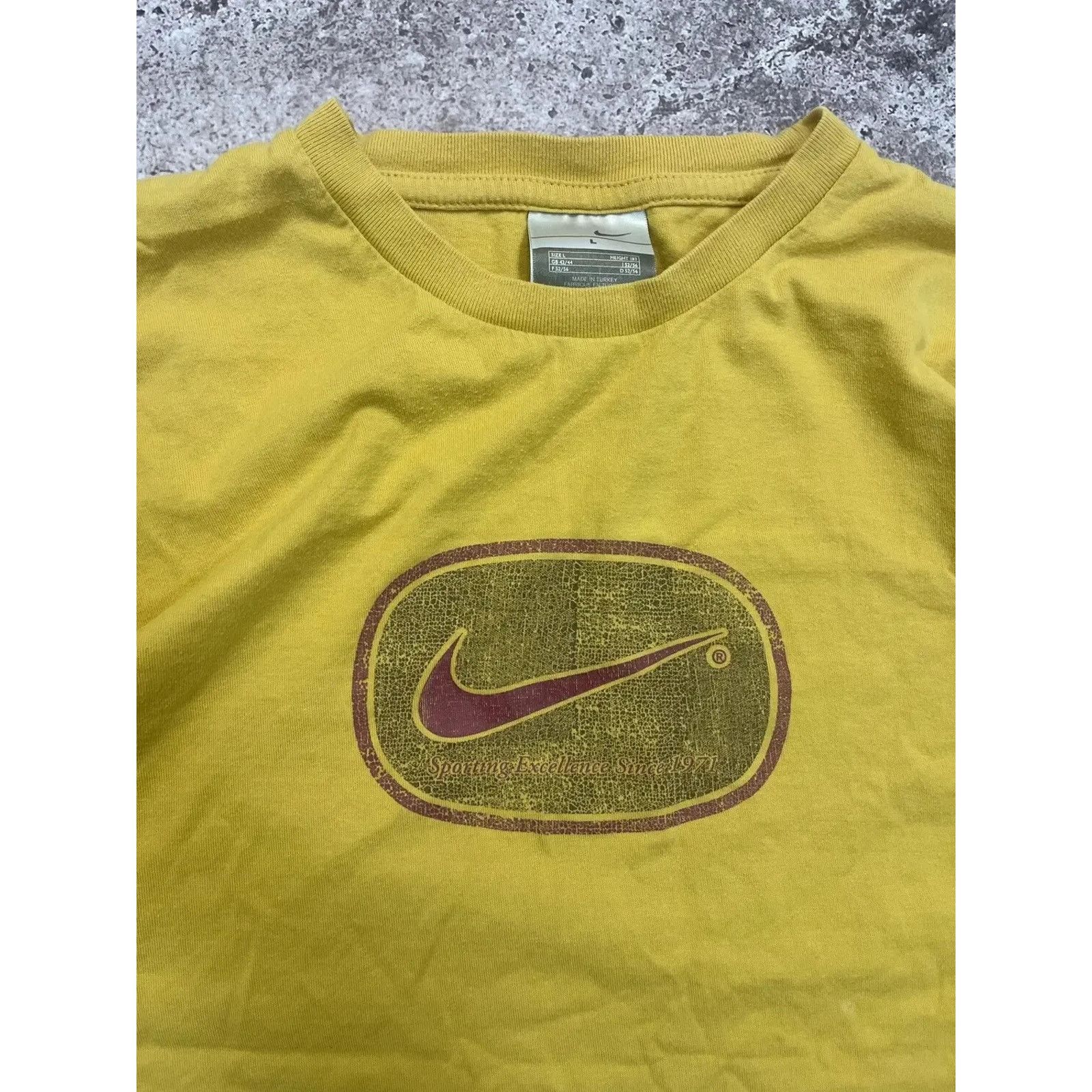 Nike × Vintage Vintage Nike Big Logo Brasil Style T-shirt Size US L / EU 52-54 / 3 - 2 Thumbnail