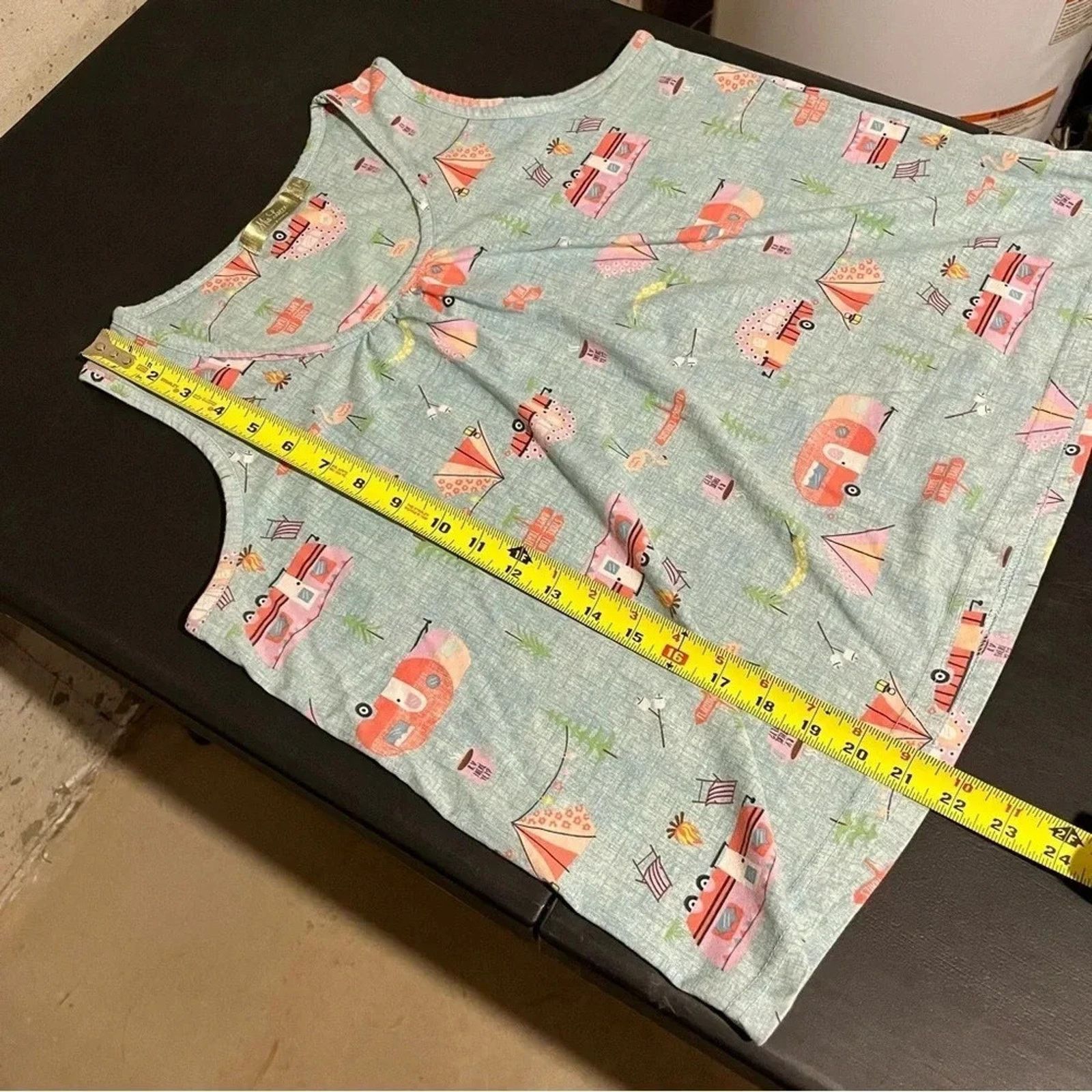 Other Mia Lucce Pajama Tank Top CAMPING RV VACATION Womens Size M Size M / US 6-8 / IT 42-44 - 7 Thumbnail