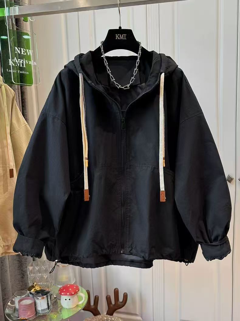 Vintage Black Oversized Hooded Casual Jacket Size M Size US M / EU 48-50 / 2 - 1 Thumbnail