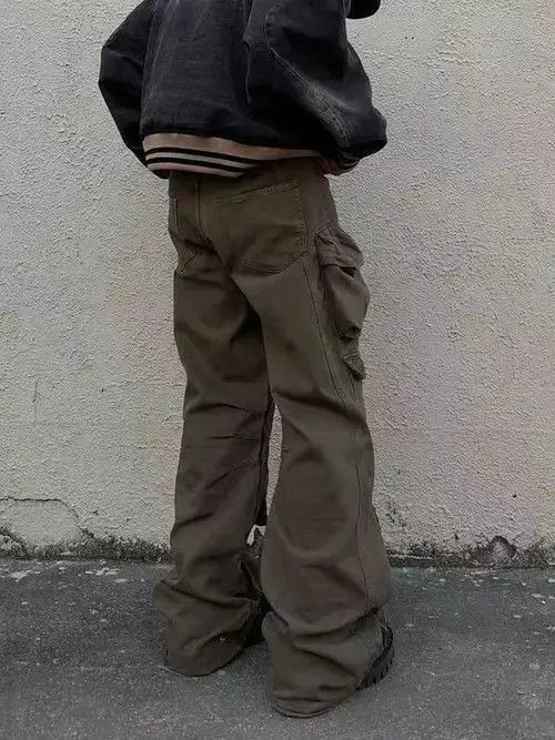 Japanese Brand × Vintage Heavy Duty Multi-Pocket Paratrooper Workwear Casual Pants Size US 32 / EU 48 - 4 Thumbnail