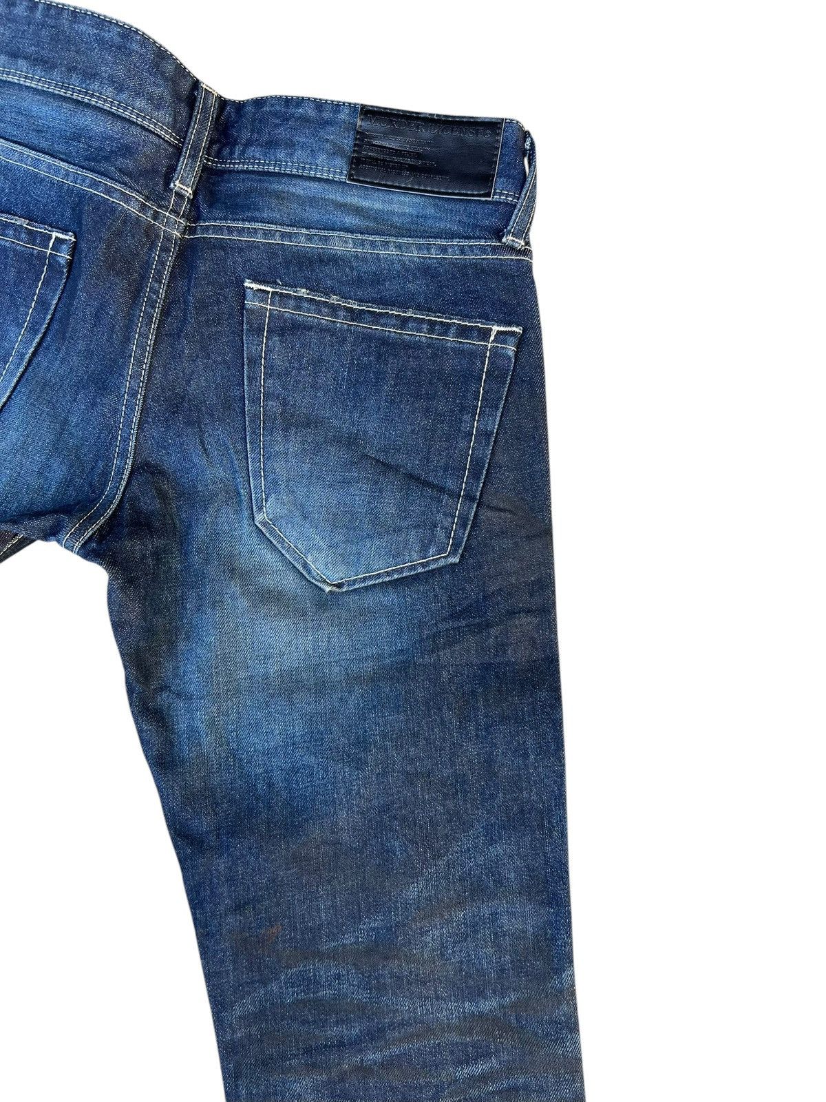 If Six Was Nine × Le Grande Bleu (L.G.B.) × Murder License Clawmark Waxed Denim Murder License Flare Jeans Size US 29 - 18 Thumbnail