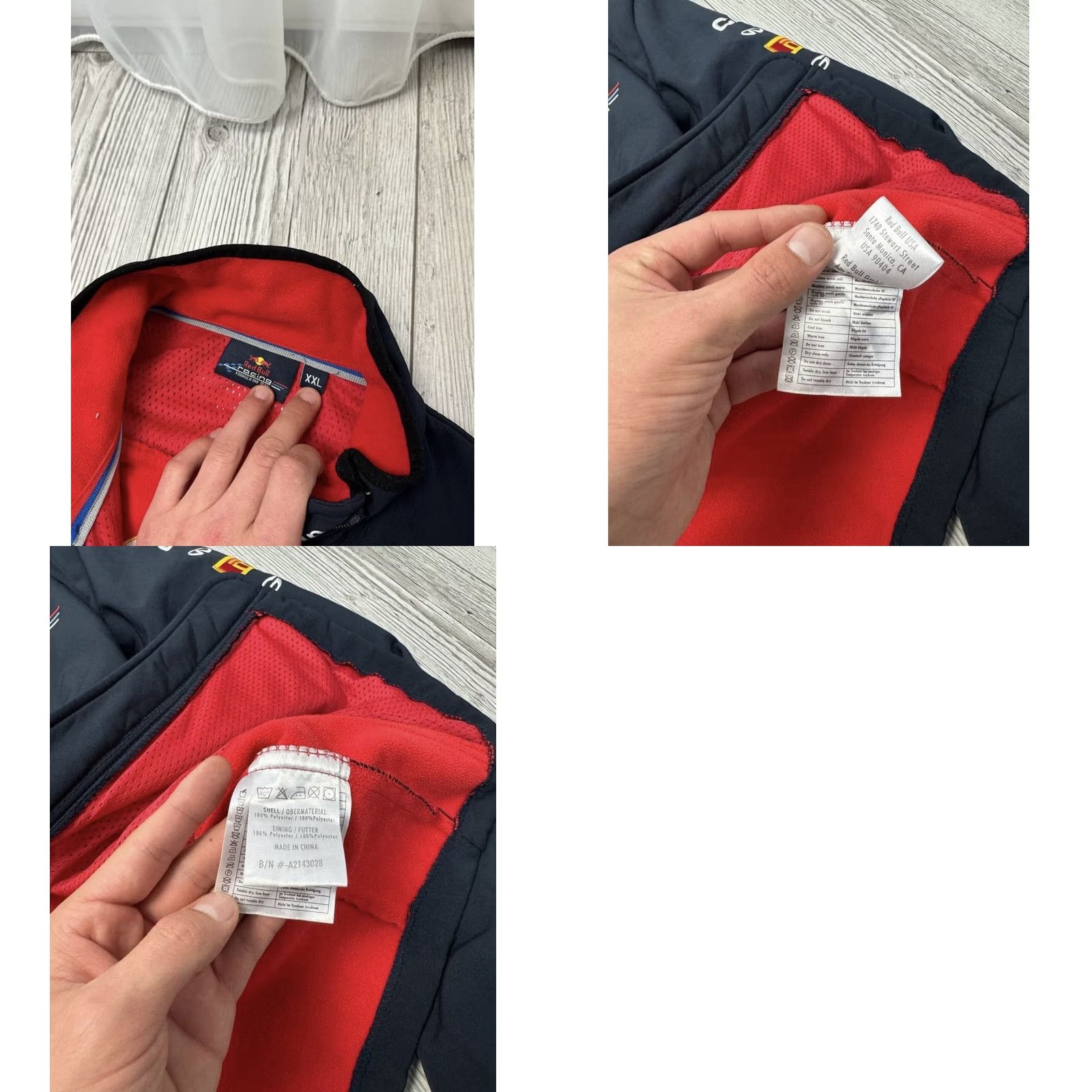 Pepe Jeans Pepe jeans Red Bull Infiniti racing Softshell jacket Size US 39 - 9 Thumbnail