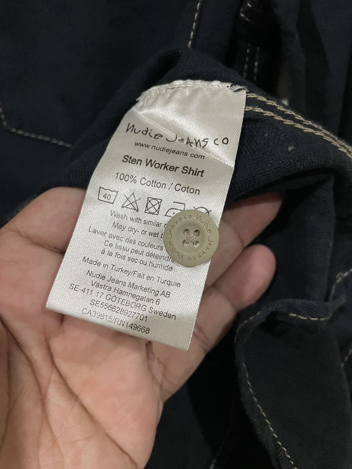 Nudie Jeans Nudie Jeans Sten Worker Shirts Size US XS / EU 42 / 0 - 16 Thumbnail