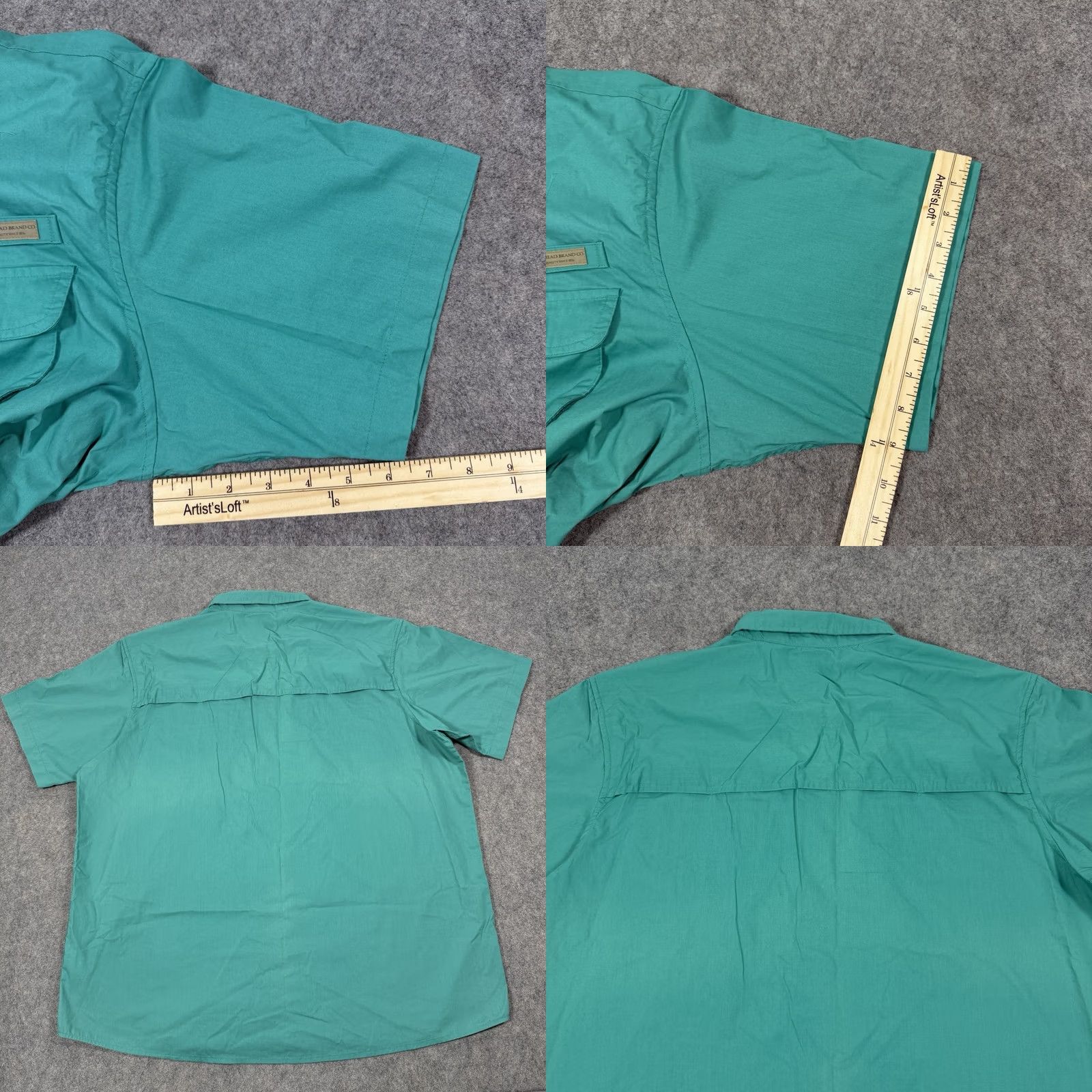 Altea RedHead Button-Up Shirt Men's 2XL Teal Green Lightweight Casual Outdoor Shirt Size US XXL / EU 58 / 5 - 10 Thumbnail