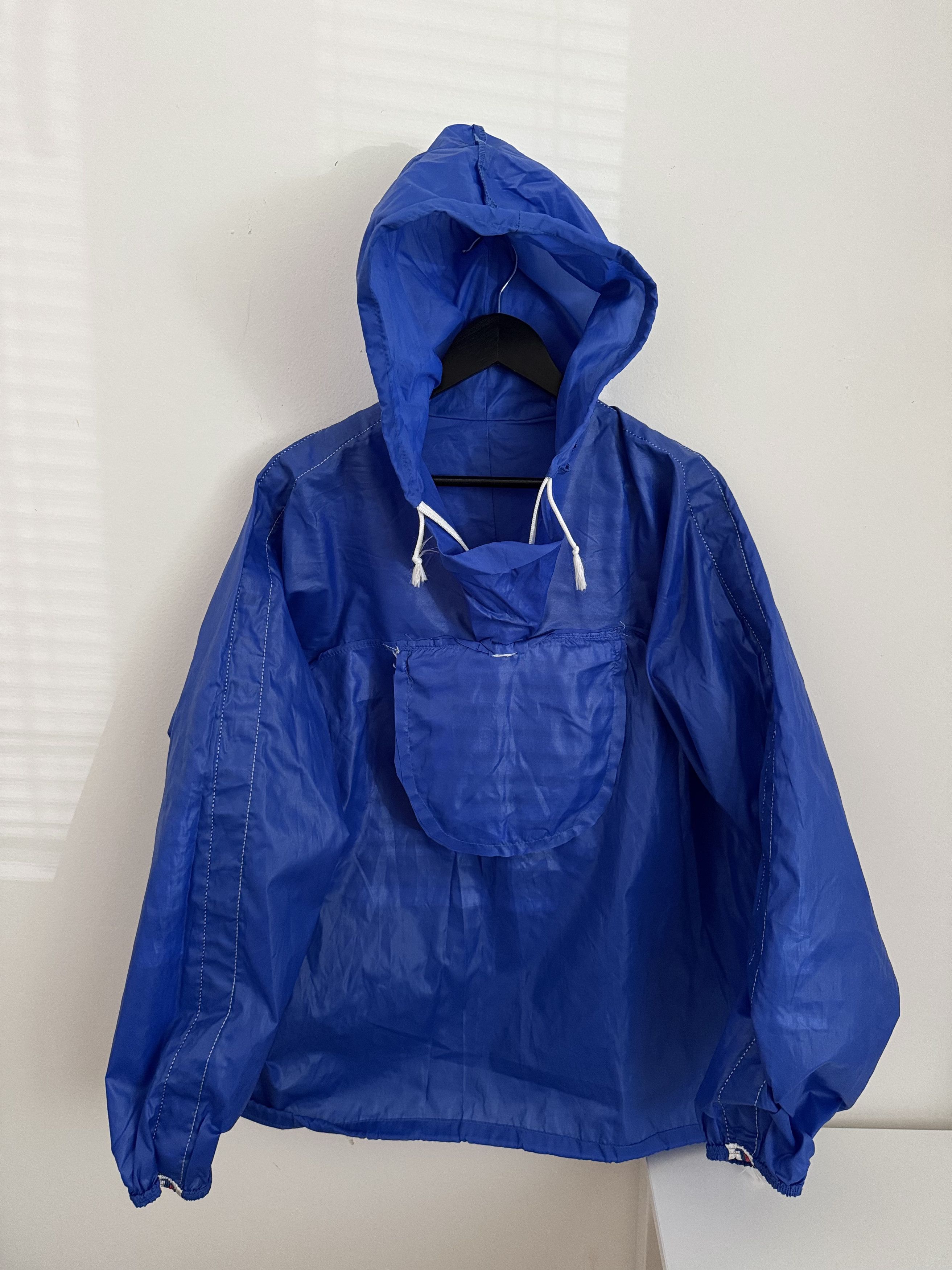 Champion Champion Anorak Jacket LBlue Hooded Packable Windbreaker Size US L / EU 52-54 / 3 - 7 Thumbnail