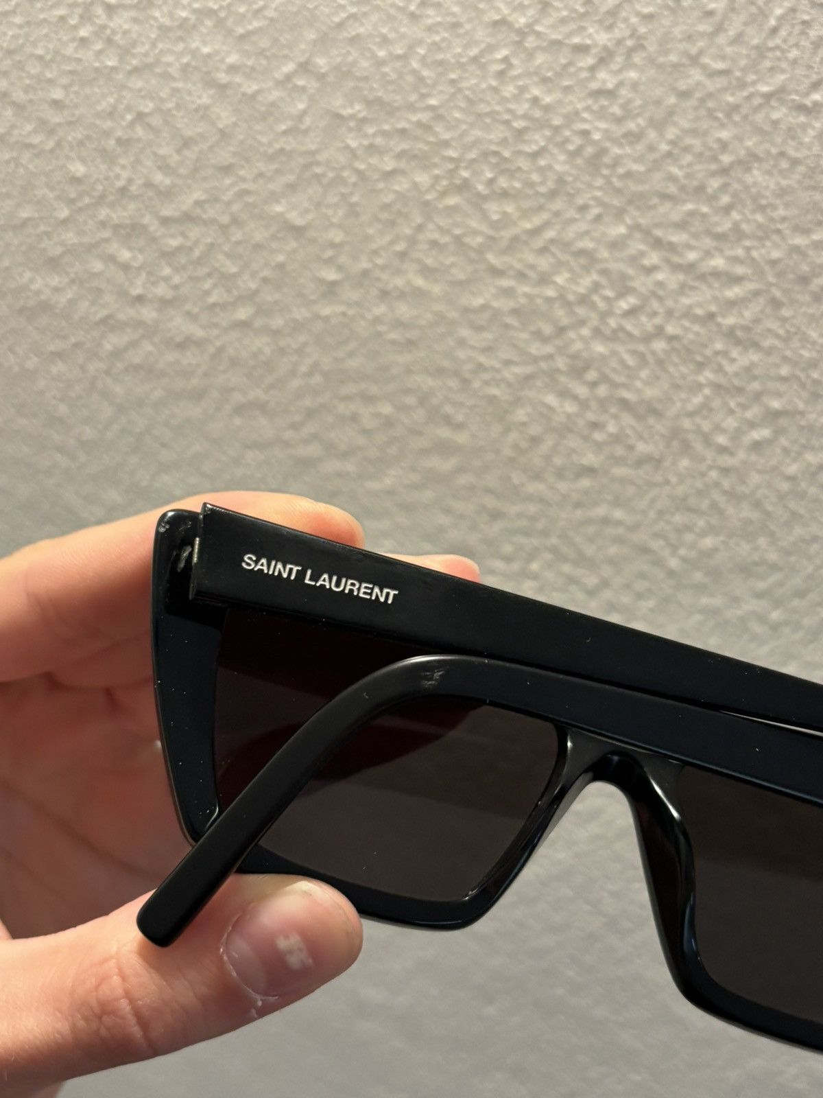 Saint Laurent Paris *HEDI ERA* SAINT LAURENT PARIS TRASHED SUNGLASSES PUNK Size ONE SIZE - 3 Thumbnail