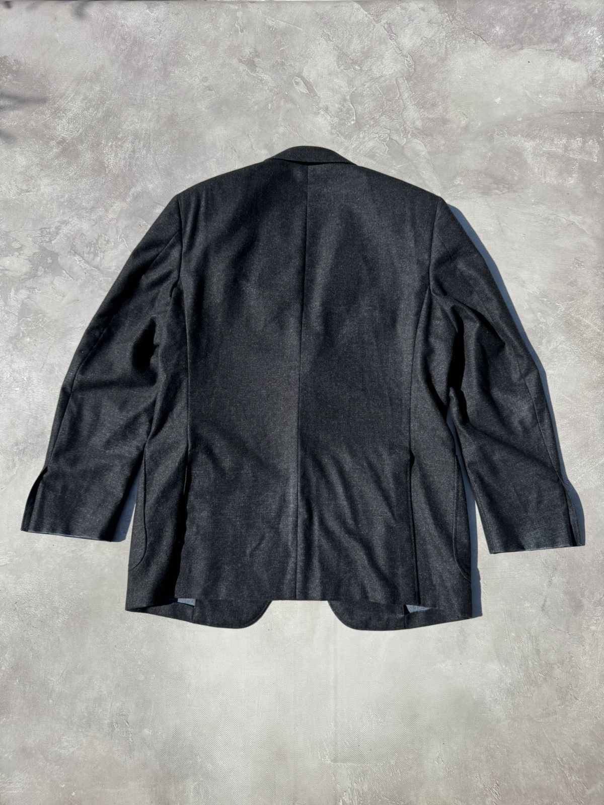 Canali Vintage Canali Black Wool Blazer size 52R Size 52R - 8 Thumbnail