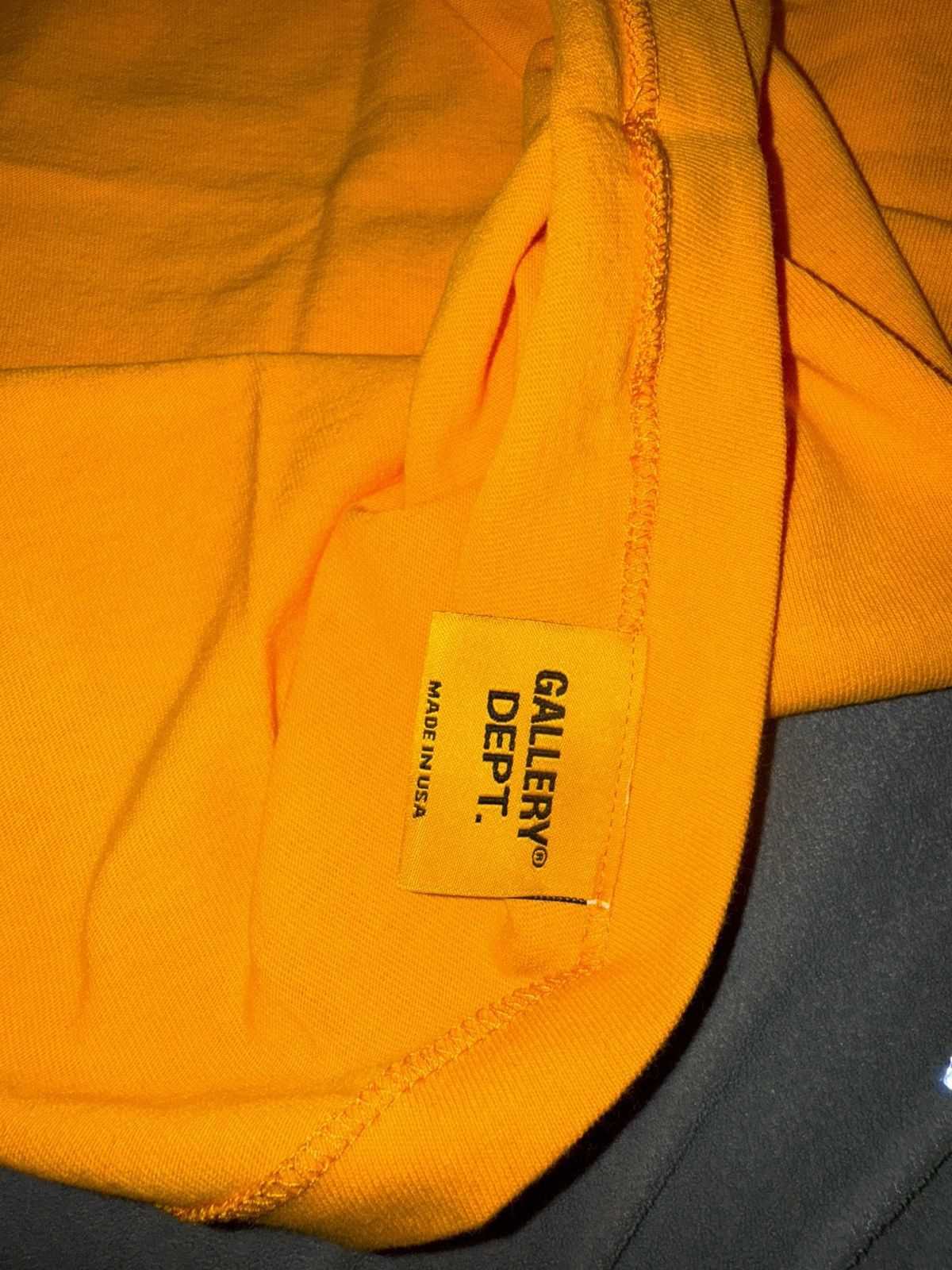 Gallery Dept. Gallery Dept. Fucked Up Logo Tee Yellow Size US L / EU 52-54 / 3 - 4 Thumbnail