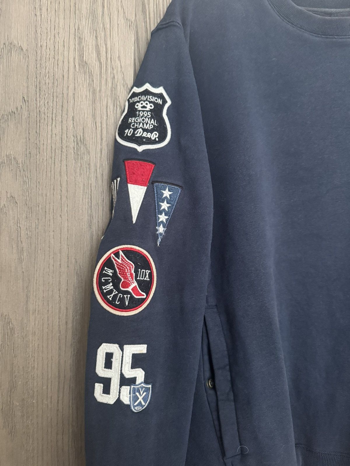 10 Deep 10 Deep Patches Crewneck Sweatshirt Size US XL / EU 56 / 4 - 3 Thumbnail