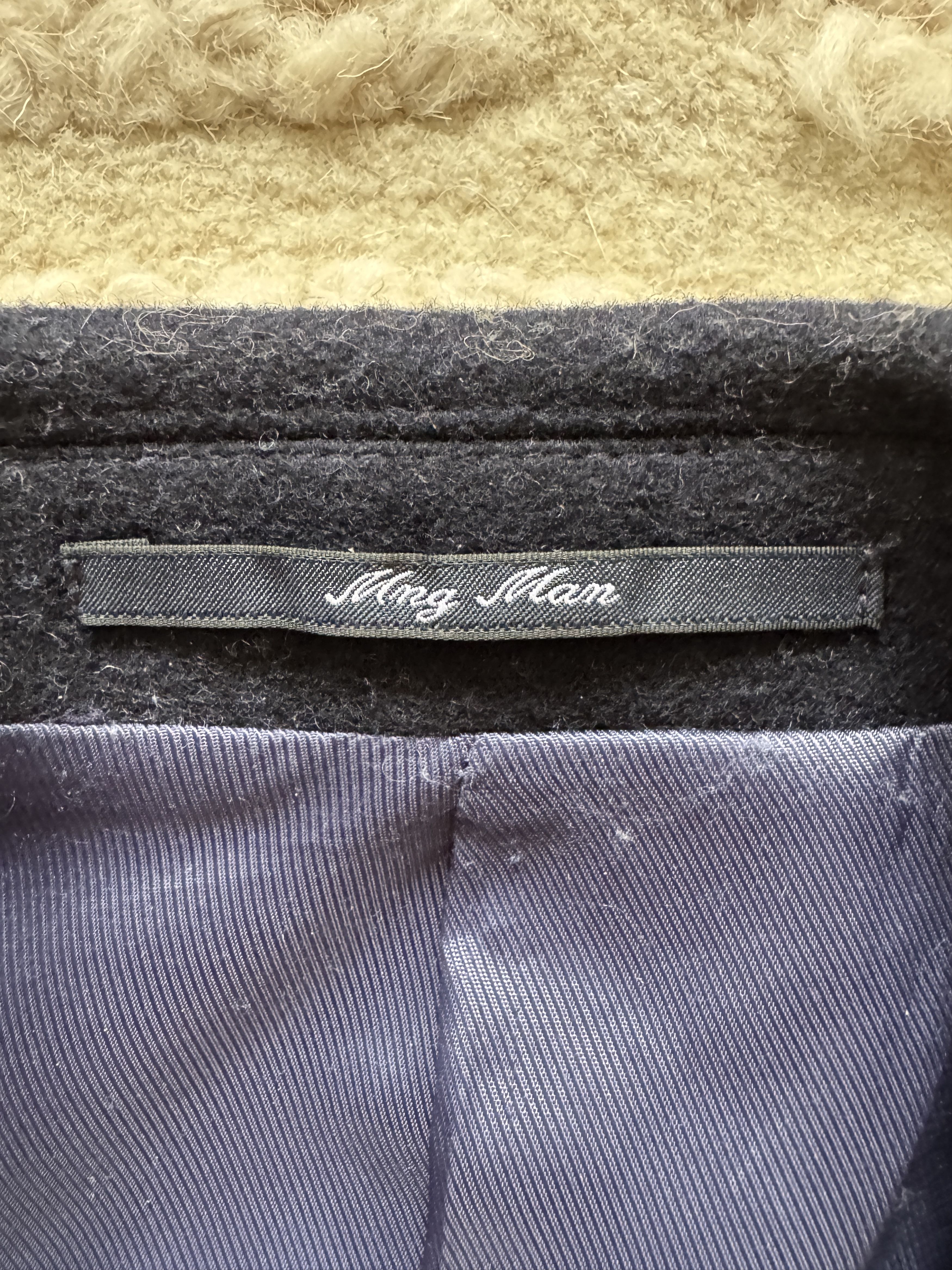 Mango MNG Man Navy Blue Peacoat Size US M / EU 48-50 / 2 - 4 Thumbnail