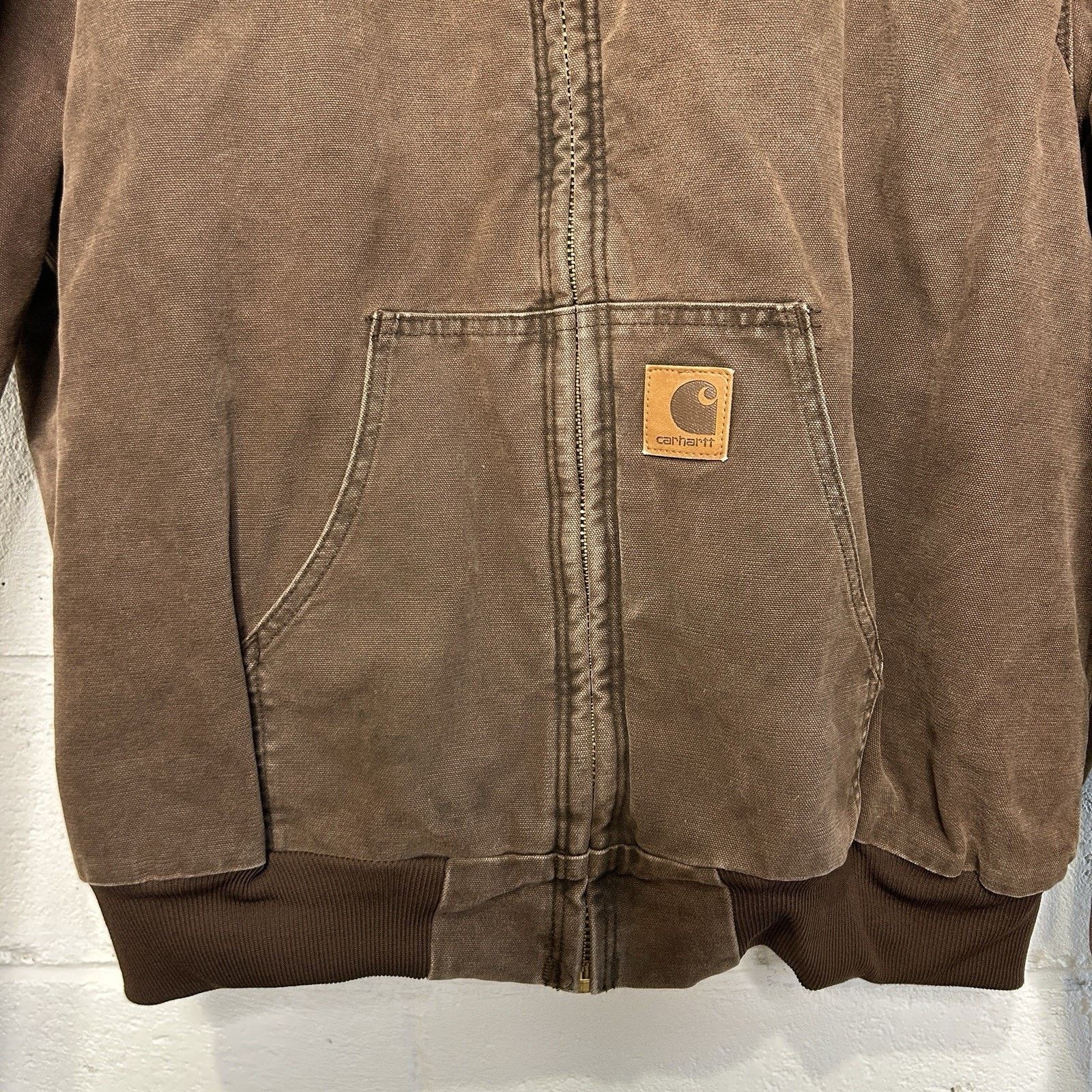 Carhartt Vintage Carhartt Quilted Hooded Active Jacket “Chestnut” J68 Size US XL / EU 56 / 4 - 4 Thumbnail