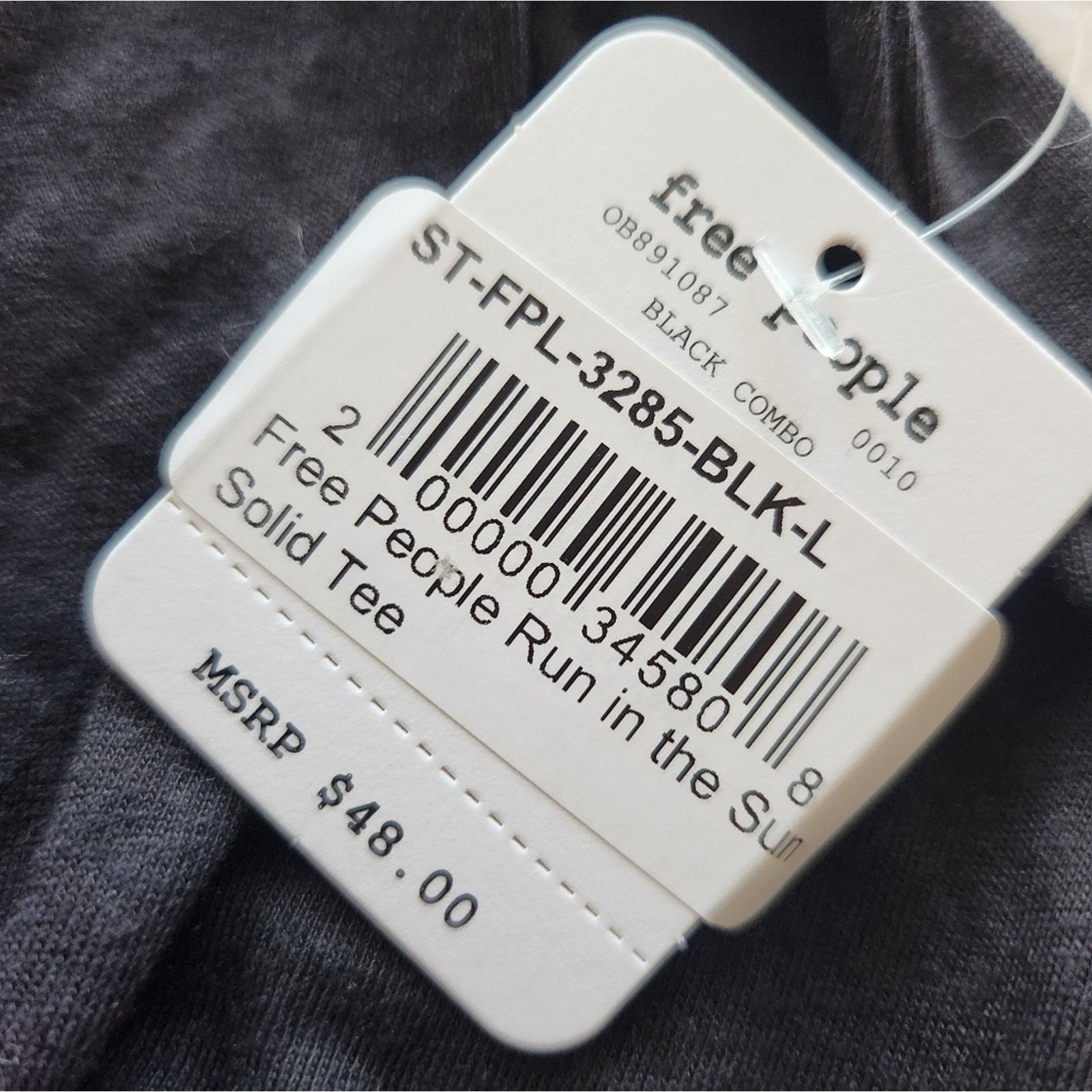 Free People NWT Free People Movement Run in the Sun shirt in black Large Size L / US 10 / IT 46 - 12 Thumbnail