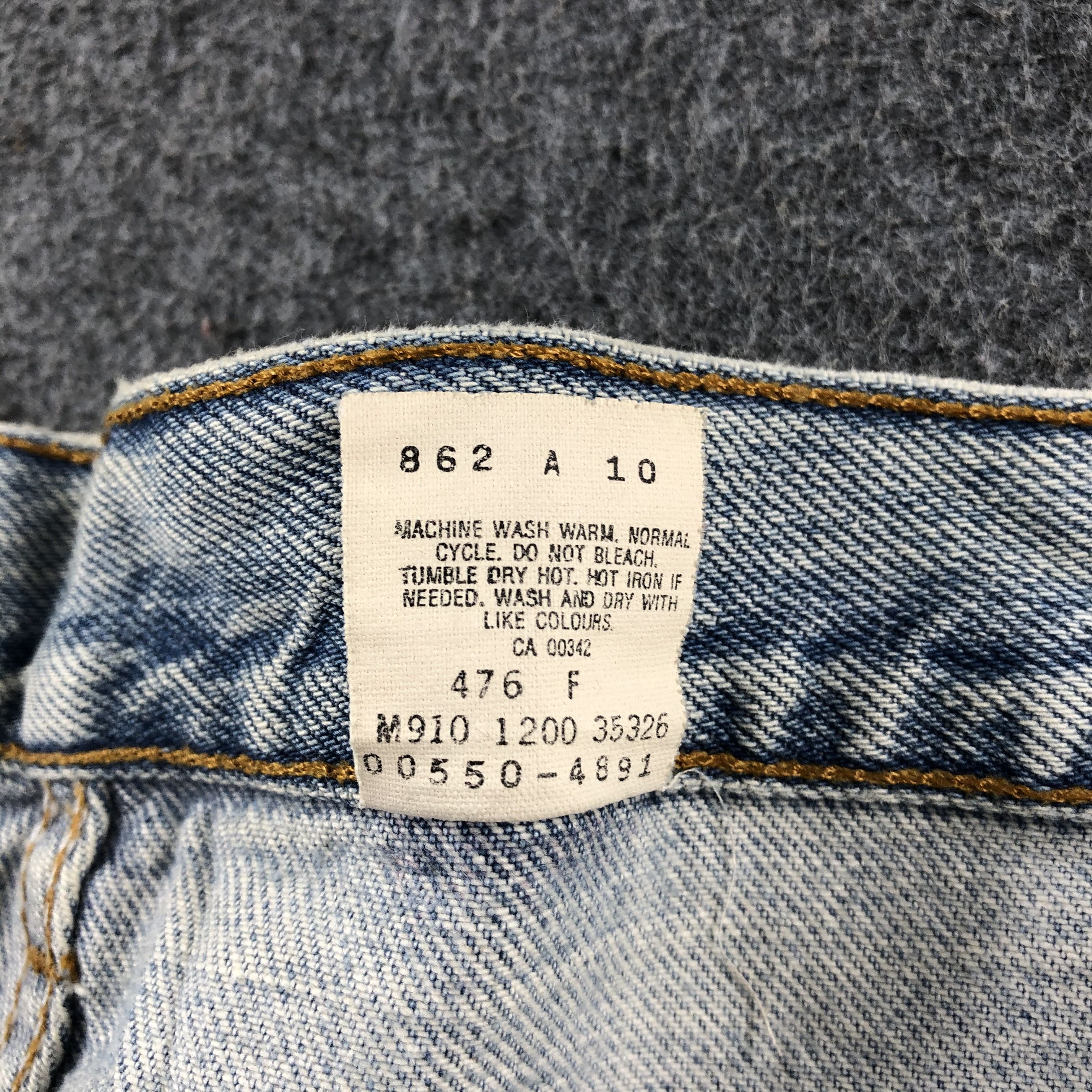 Levi's 90s Vintage Blue Wash Levis 550 Jeans-J2368 Size US 38 / EU 54 - 14 Thumbnail