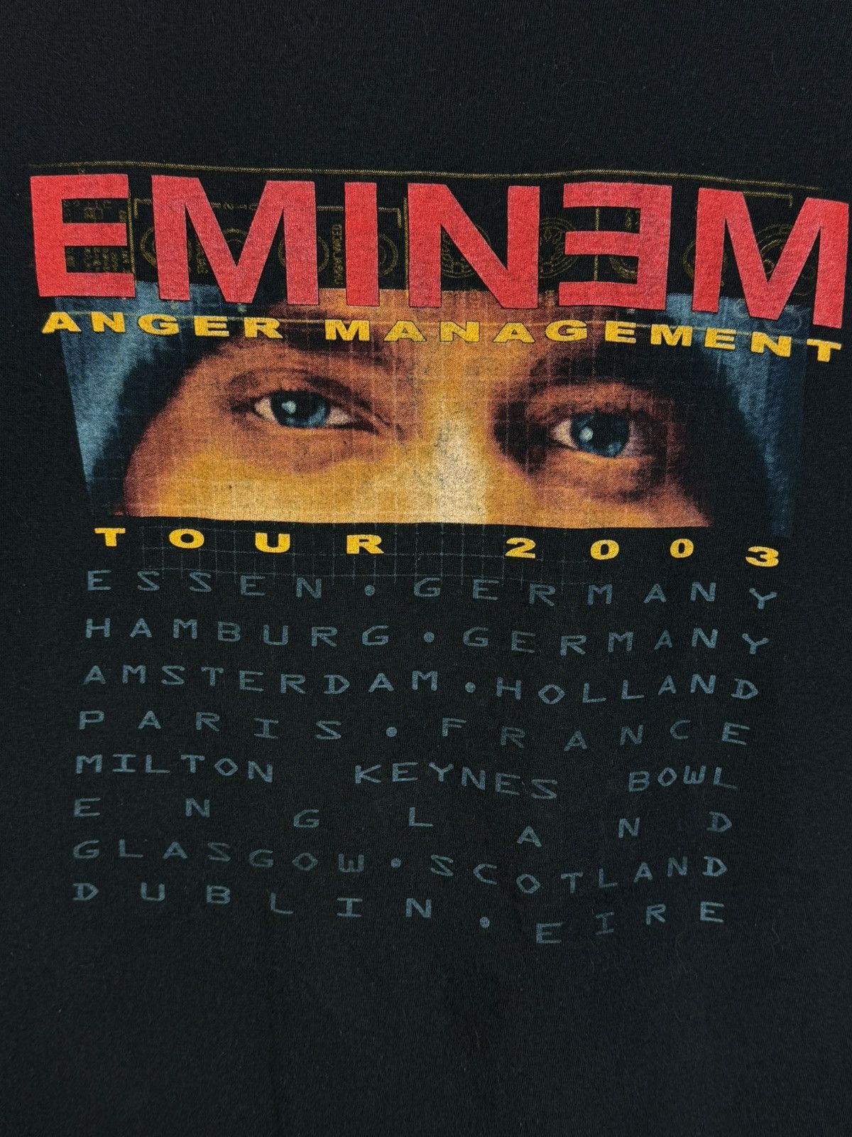Band Tees 00s Eminem 2002 Anger Management Tour Rap Band T-Shirt S Size US S / EU 44-46 / 1 - 6 Thumbnail