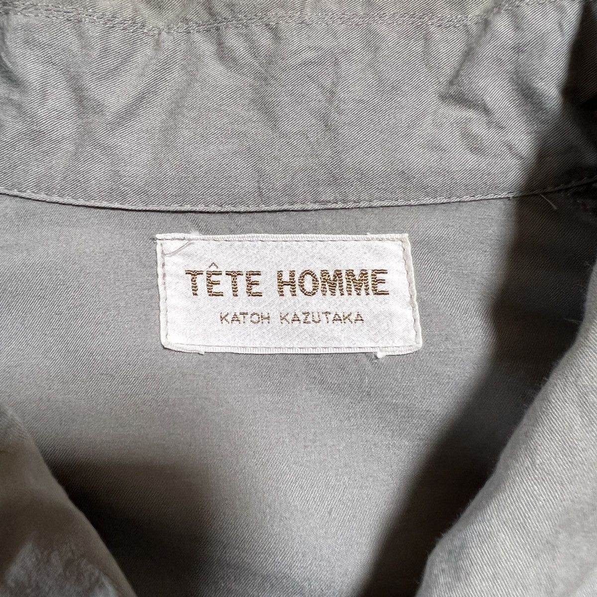 Tete Homme 🔥 Vintage Tete Homme Katoh Kazutaka Rayon Pocket jacket Size US M / EU 48-50 / 2 - 14 Thumbnail