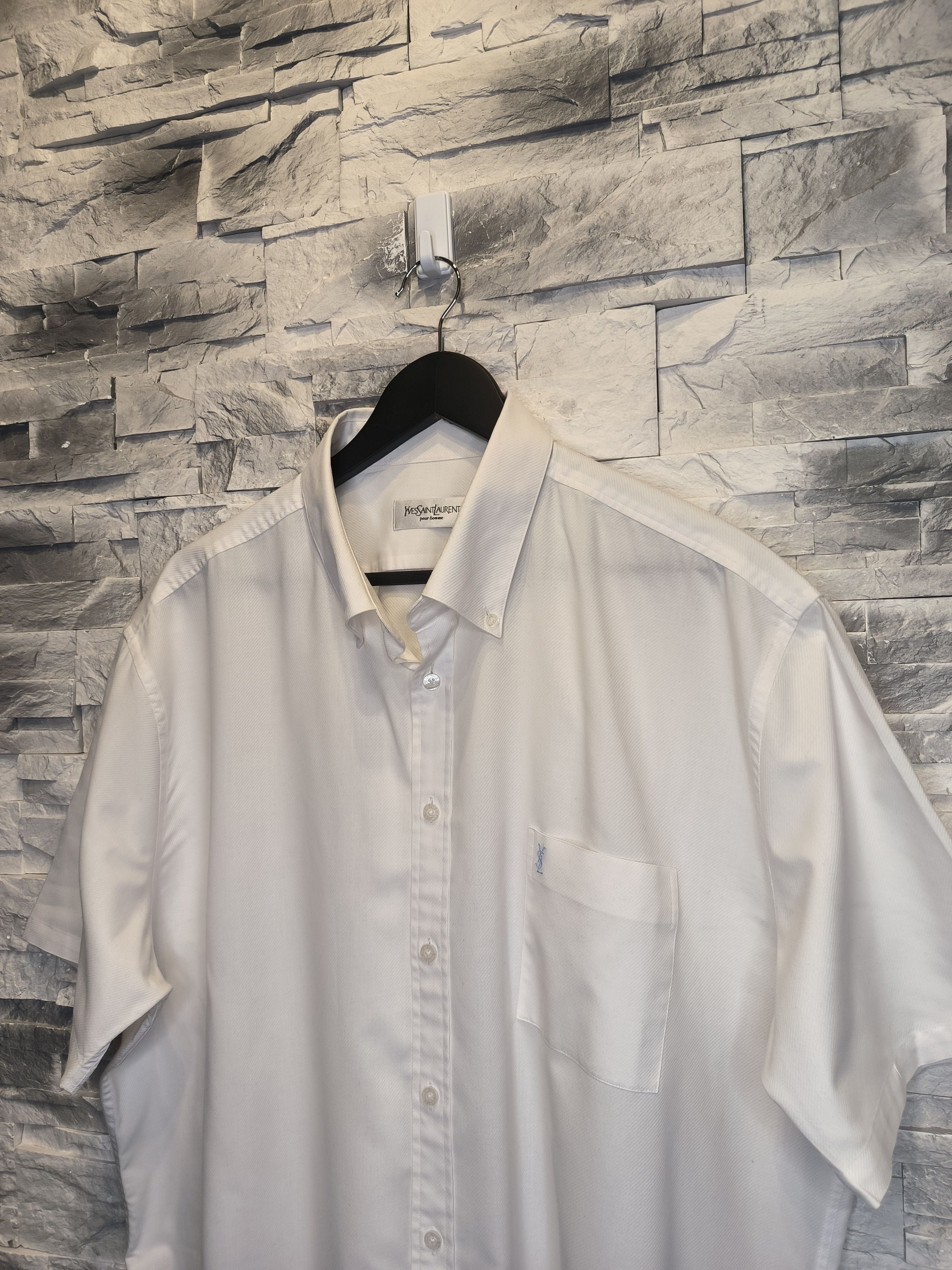 Yves Saint Laurent YSL Pour Homme Shirt Button-Up Yves Saint Laurent Size US XXL / EU 58 / 5 - 2 Thumbnail