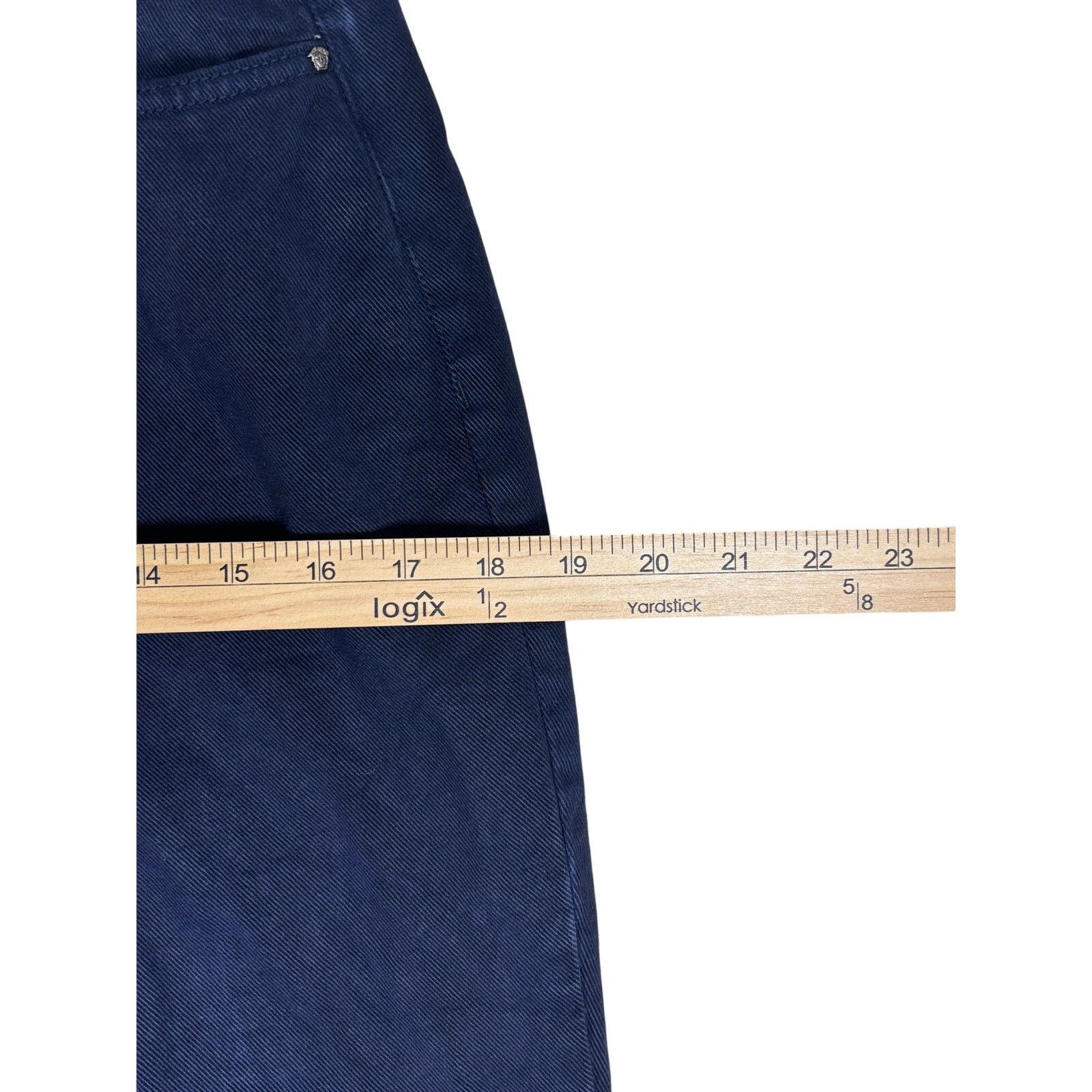 Versace Jeans Couture VERSACE Jeans Couture Women's Straight-Leg Jeans 28x27 Blue Size 28" / US 6 / IT 42 - 5 Thumbnail