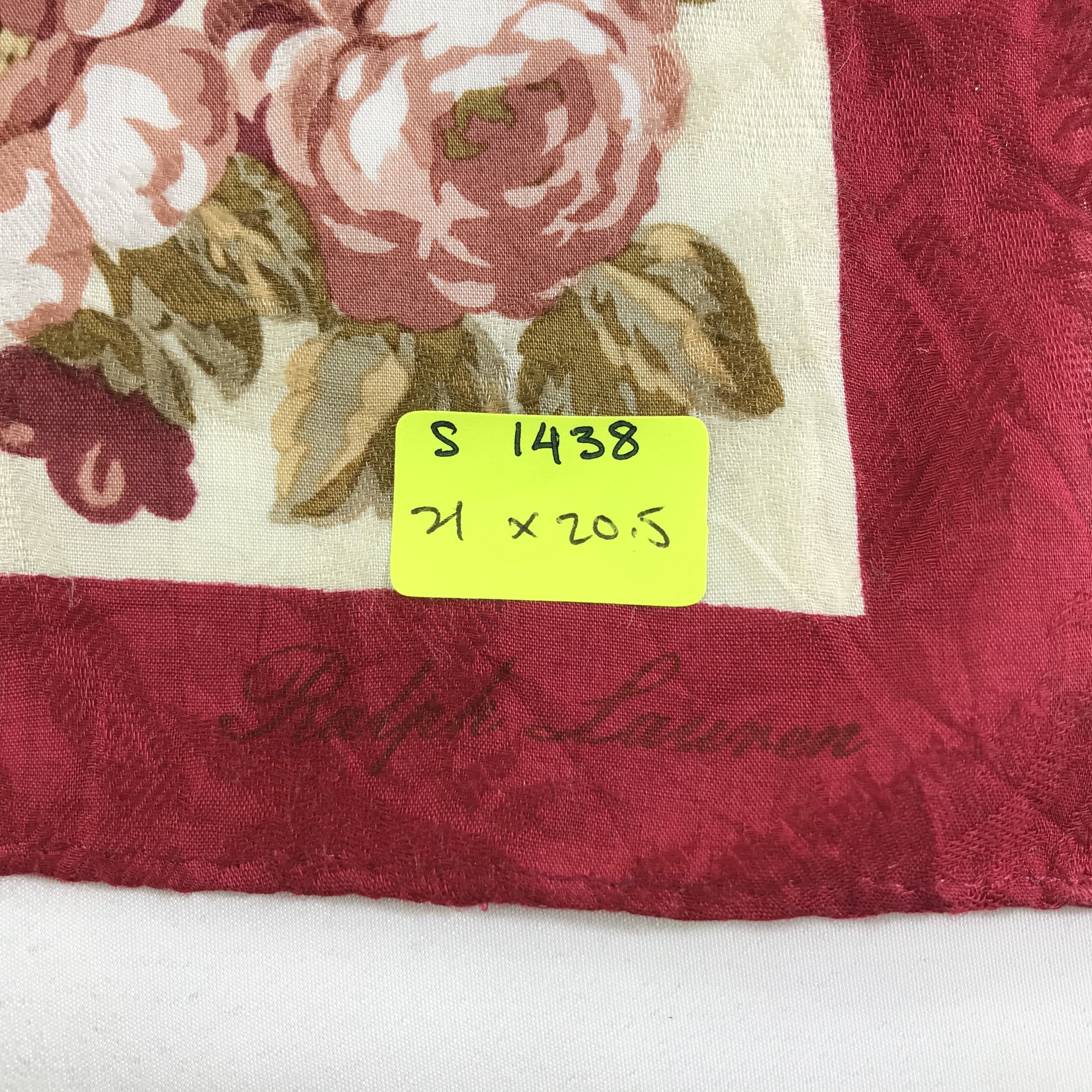 Ralph Lauren × Vintage Ralph Lauren Bandana / Handkerchief / Neckerchief - S1438 Size ONE SIZE - 5 Thumbnail