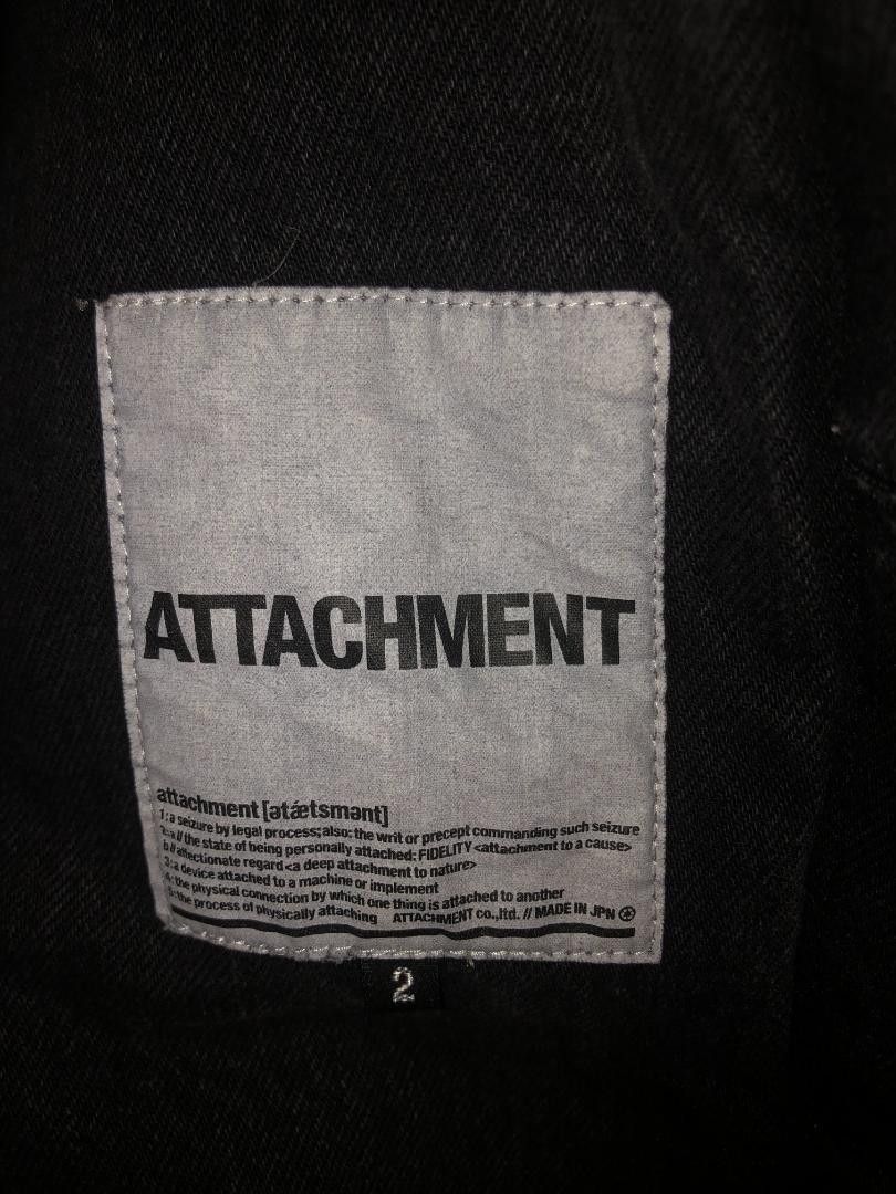 Attachment Dyed Distress Denim Attachment Jacket Size US M / EU 48-50 / 2 - 3 Thumbnail