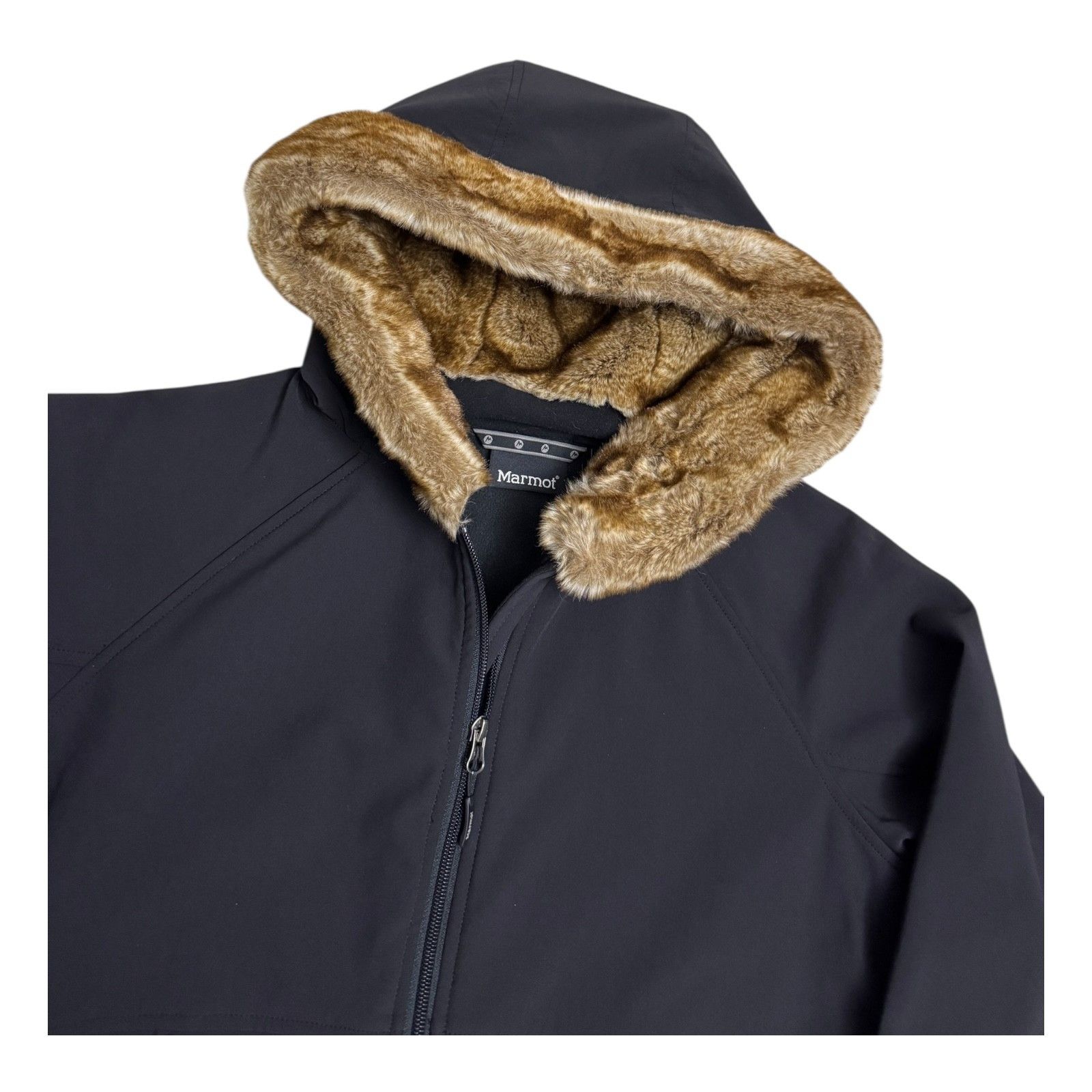 Marmot MARMOT Faux Fur Shell Waterproof Ski Casual Jacket Large Size L / US 10 / IT 46 - 2 Thumbnail