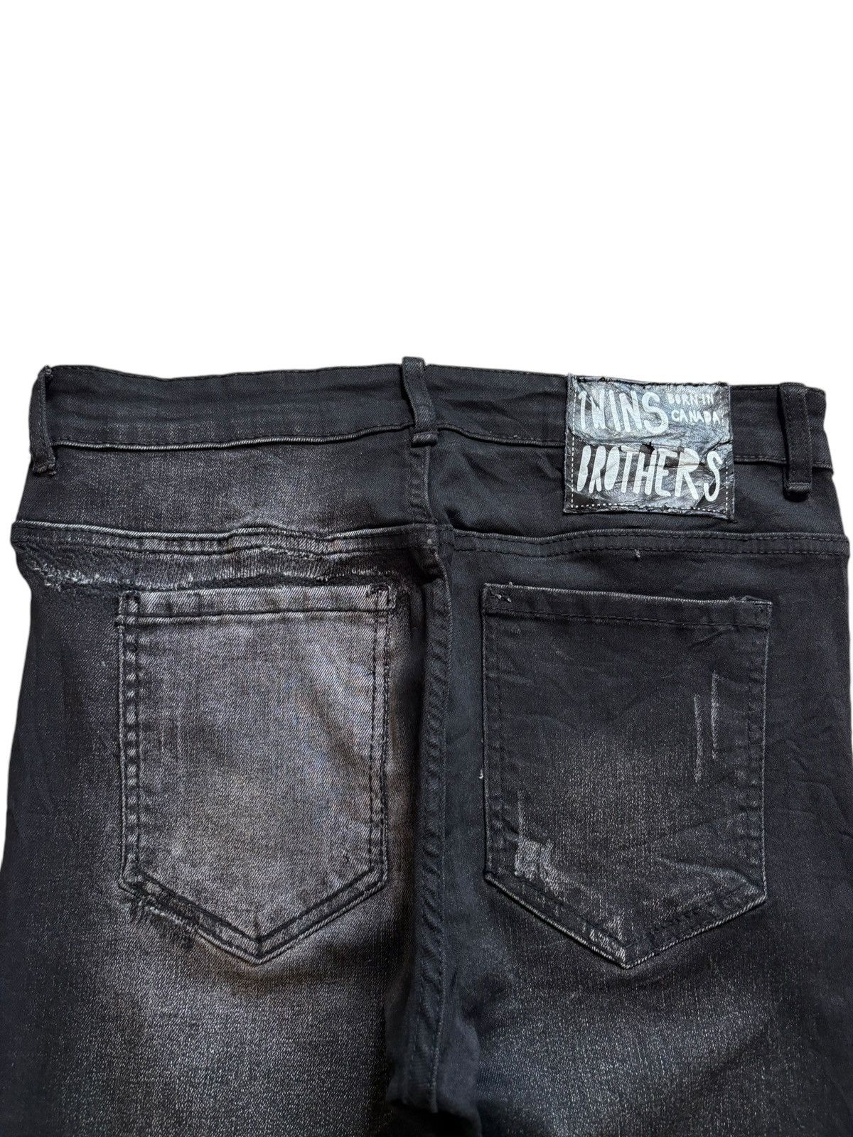 Dsquared2 Vintage Dsquared "Twins Brothers" Distressed Skinny Jeans Size US 31 - 8 Thumbnail