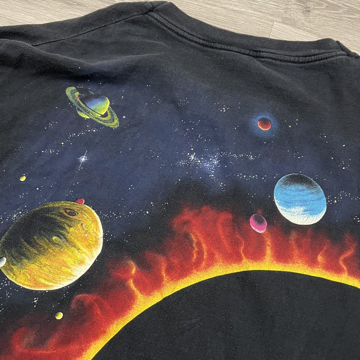 Vintage Vintage Peter Kull Solar System Planets Tee Size US XL / EU 56 / 4 - 12 Thumbnail