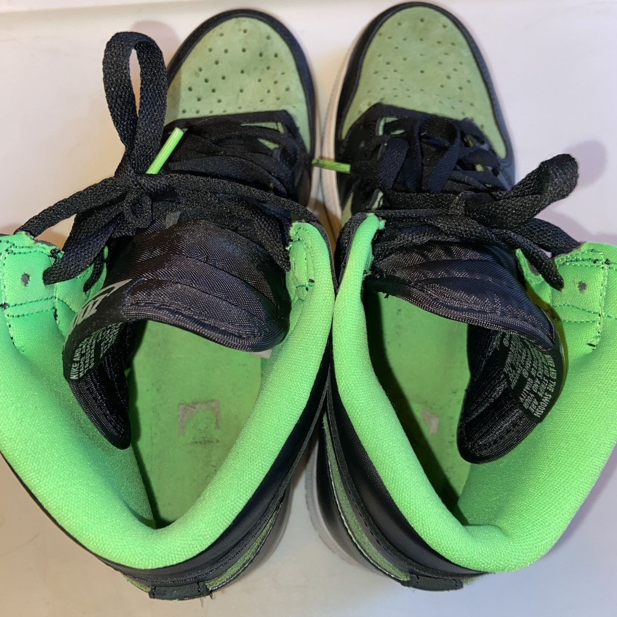 Nike Nike Air Jordan 1 High Zoom Zen Green Size US 10 / EU 43 - 6 Thumbnail