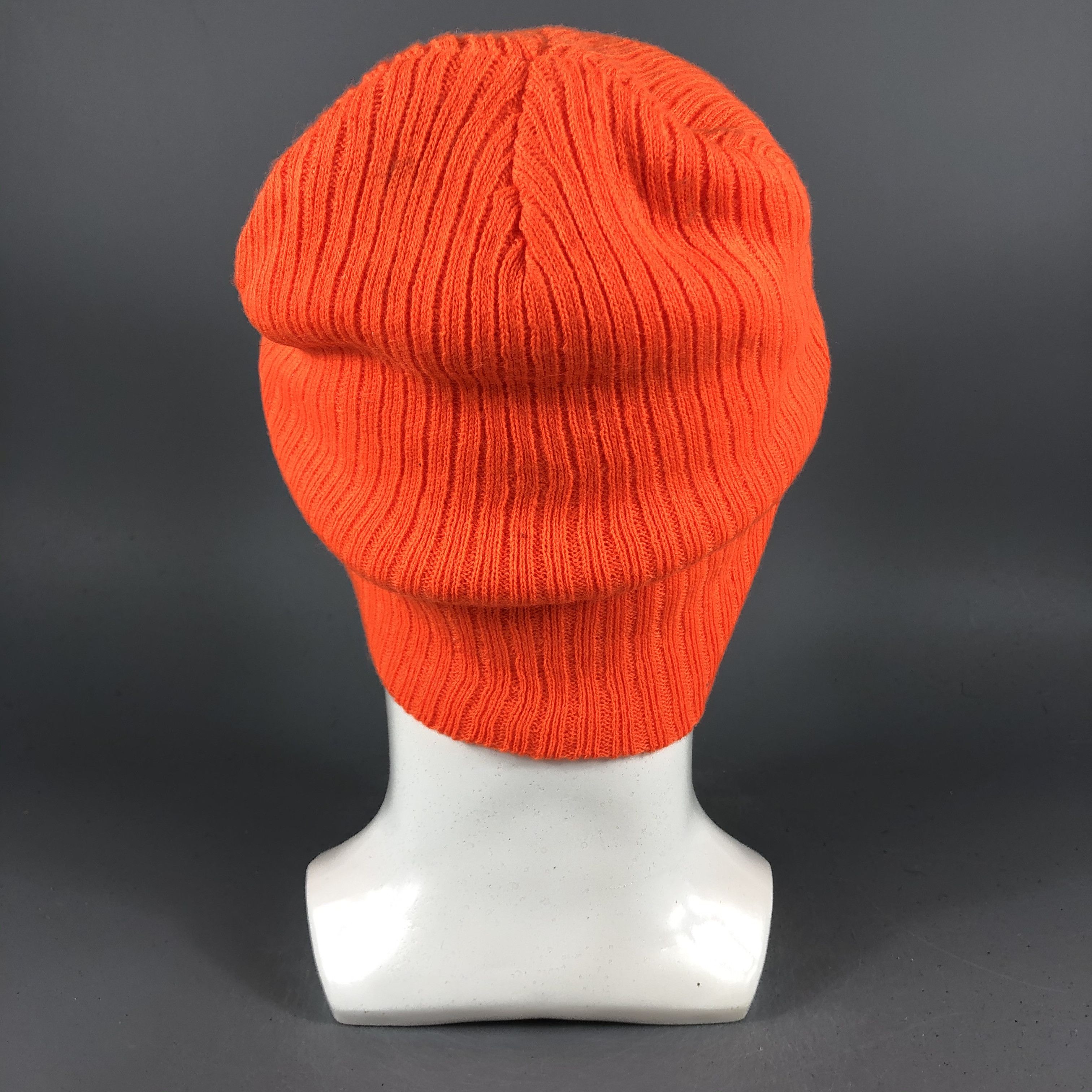 Japanese Brand × Vintage Beams Cuffless Orange Beanie Snow Hat Snow Cap -D1020 Size ONE SIZE - 2 Thumbnail