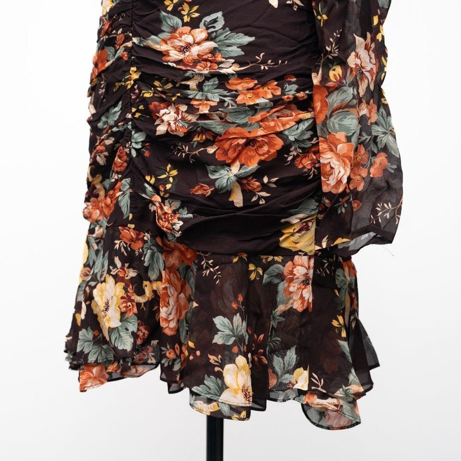 Veronica Beard Veronica Beard. Hedera Silk Floral Mini Dress. Size M / US 6-8 / IT 42-44 - 8 Thumbnail