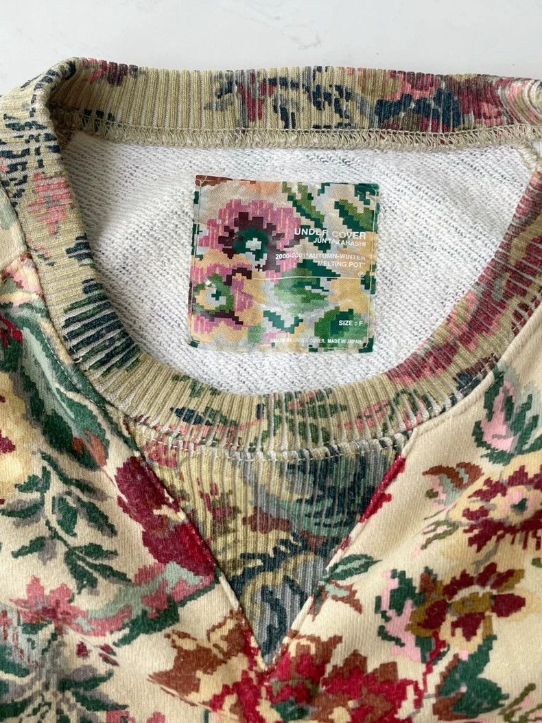 Undercover Undercover size os 2000AW petal knit short sleeves 2504-Ne Size US M / EU 48-50 / 2 - 4 Thumbnail