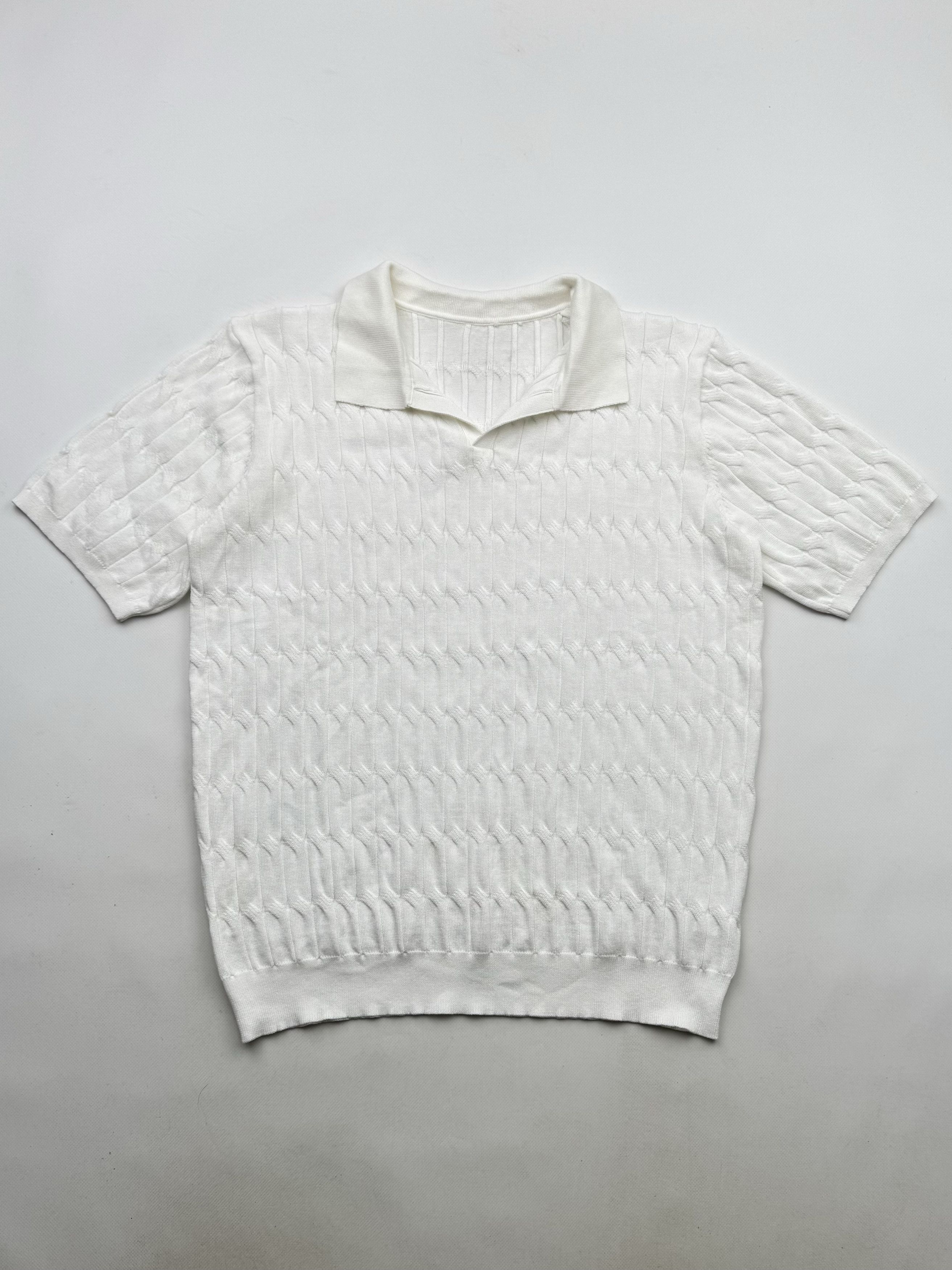 Vintage 90's Knitted Retro Polo Tee B168(V259)E2 Size US XL / EU 56 / 4 - 1 Thumbnail