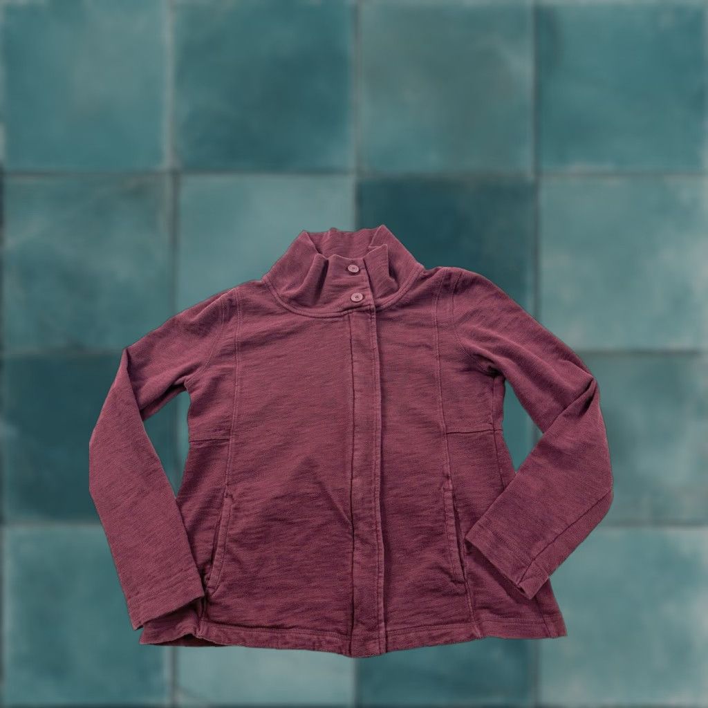 Eddie Bauer Eddie Bauer Jacket Womens Large Red Zip Up Pockets Comfortable Cotton Regular Size L Size L / US 10 / IT 46 - 1 Thumbnail