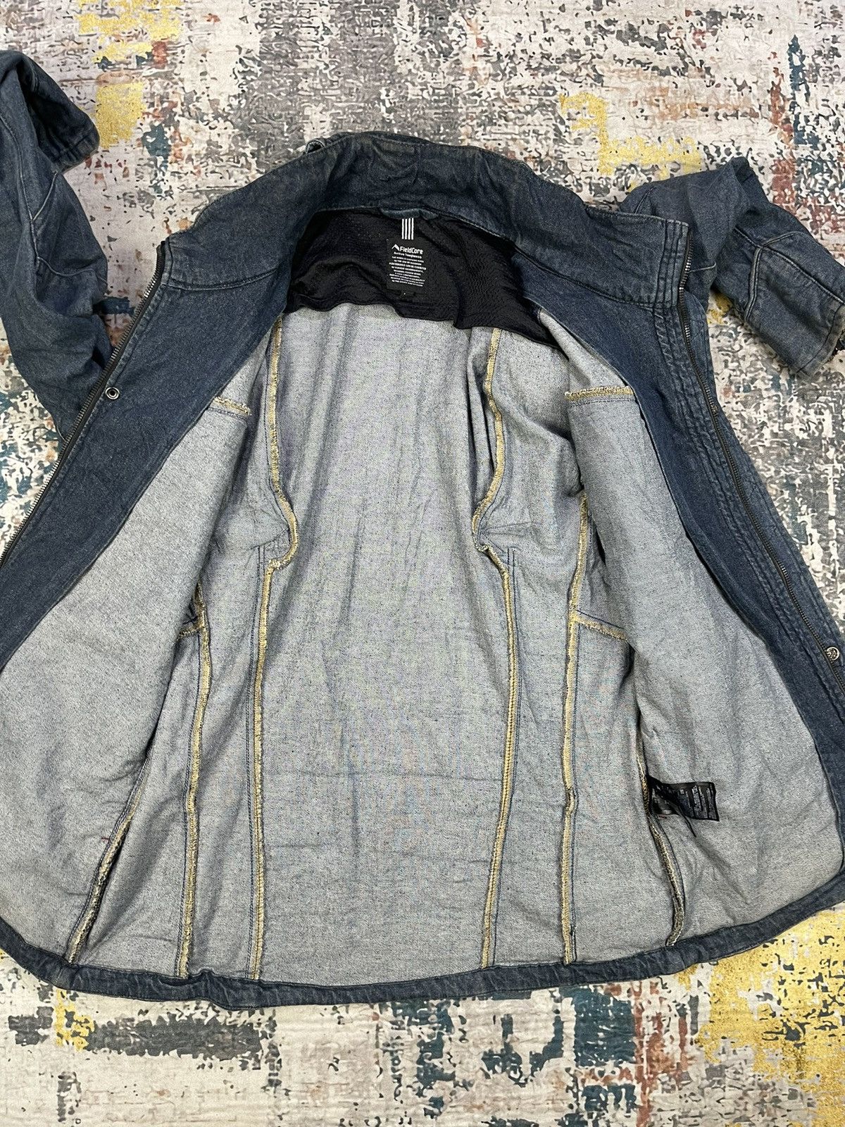 Japanese Brand Fieldcore Active Toughness Denim Work Jackets Size US M / EU 48-50 / 2 - 7 Thumbnail
