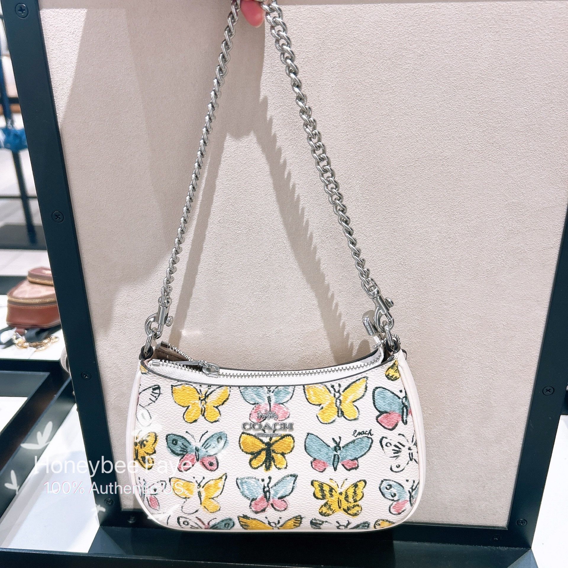 Coach Teri Mini Crossbody Bag With Butterfly Print CAJ94 Size ONE SIZE - 4 Thumbnail