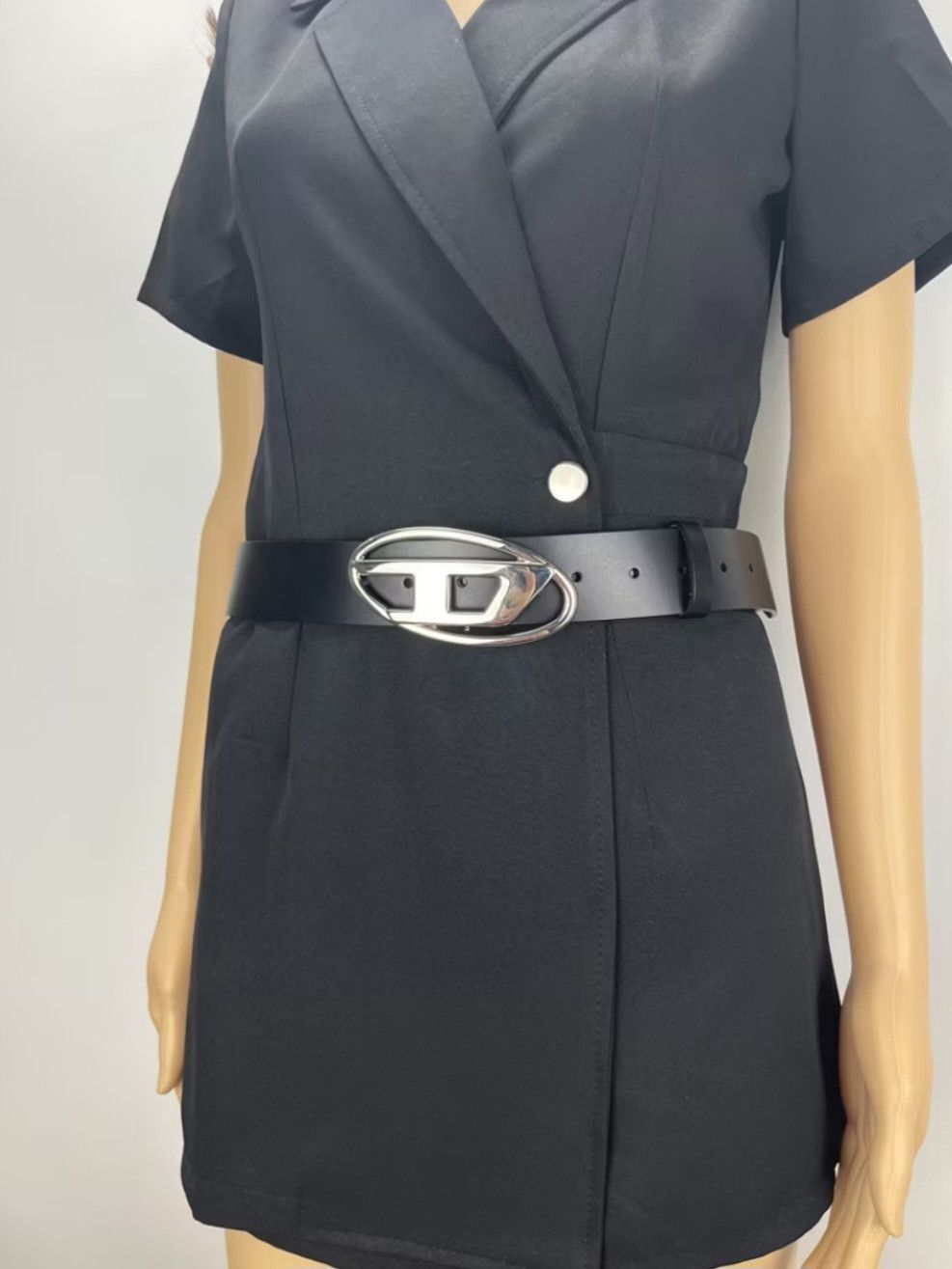 💥Streetwear Japanese style black colour y2k belt