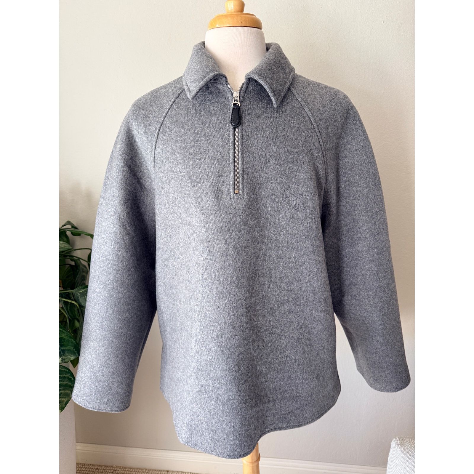 Celine Celine Vareuse Double Face Cashmere Jacket Grey IT 52 NWT Size US L / EU 52-54 / 3 - 2 Thumbnail