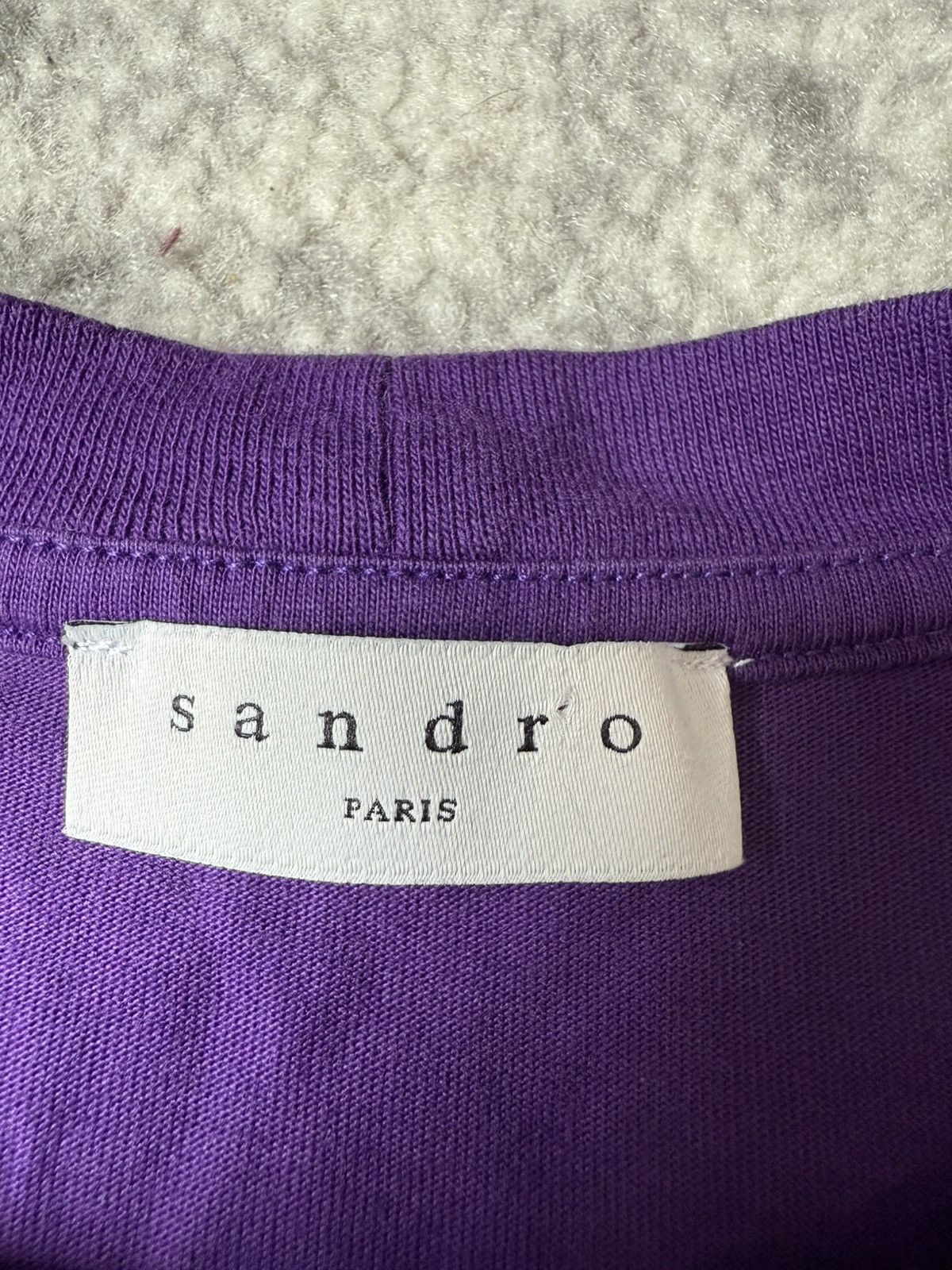 Sandro Sandro Thanks T-Shirt Size XS / US 0-2 / IT 36-38 - 7 Thumbnail