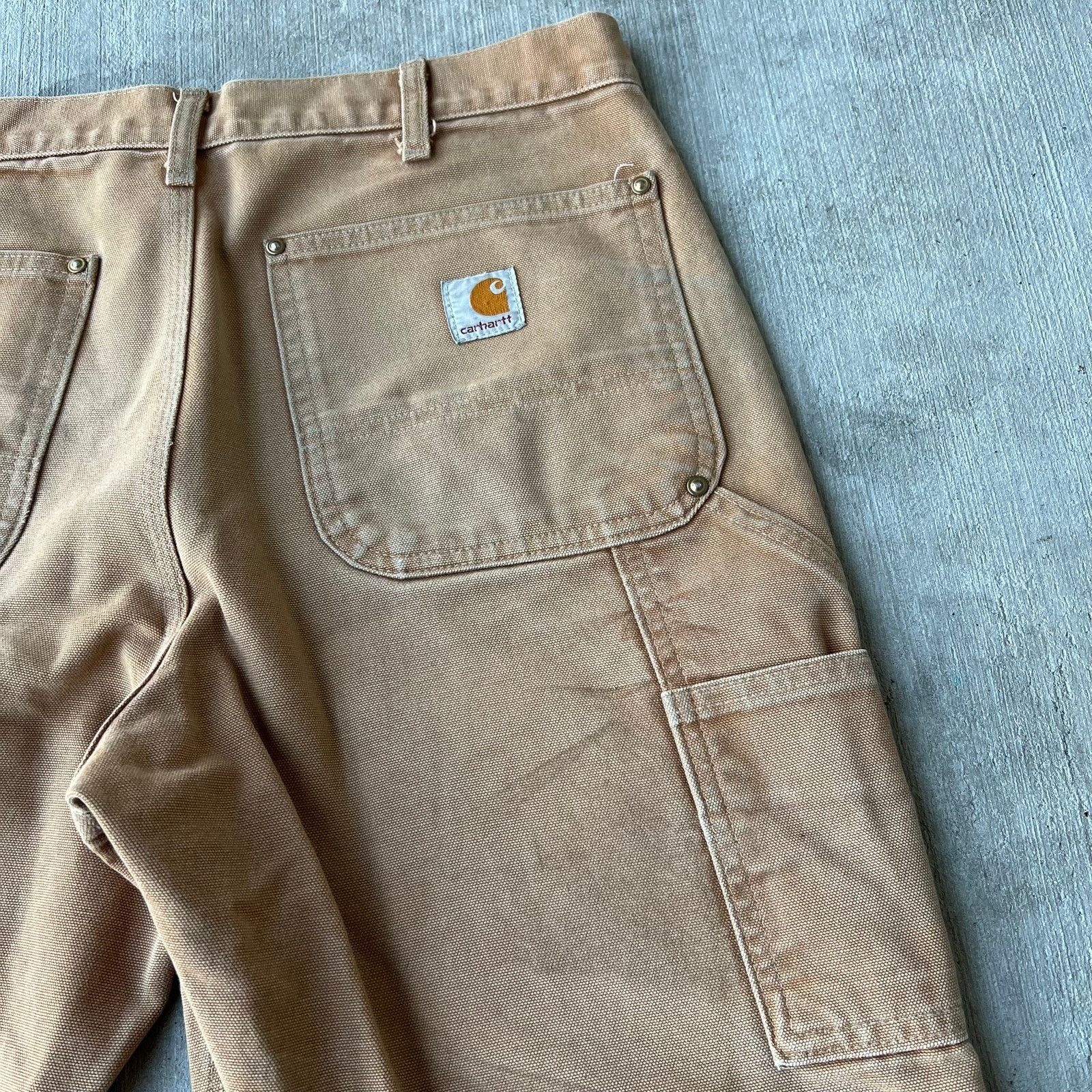 Carhartt × Vintage Carhartt brown double knee work wear carpenter pants Size US 32 / EU 48 - 12 Thumbnail